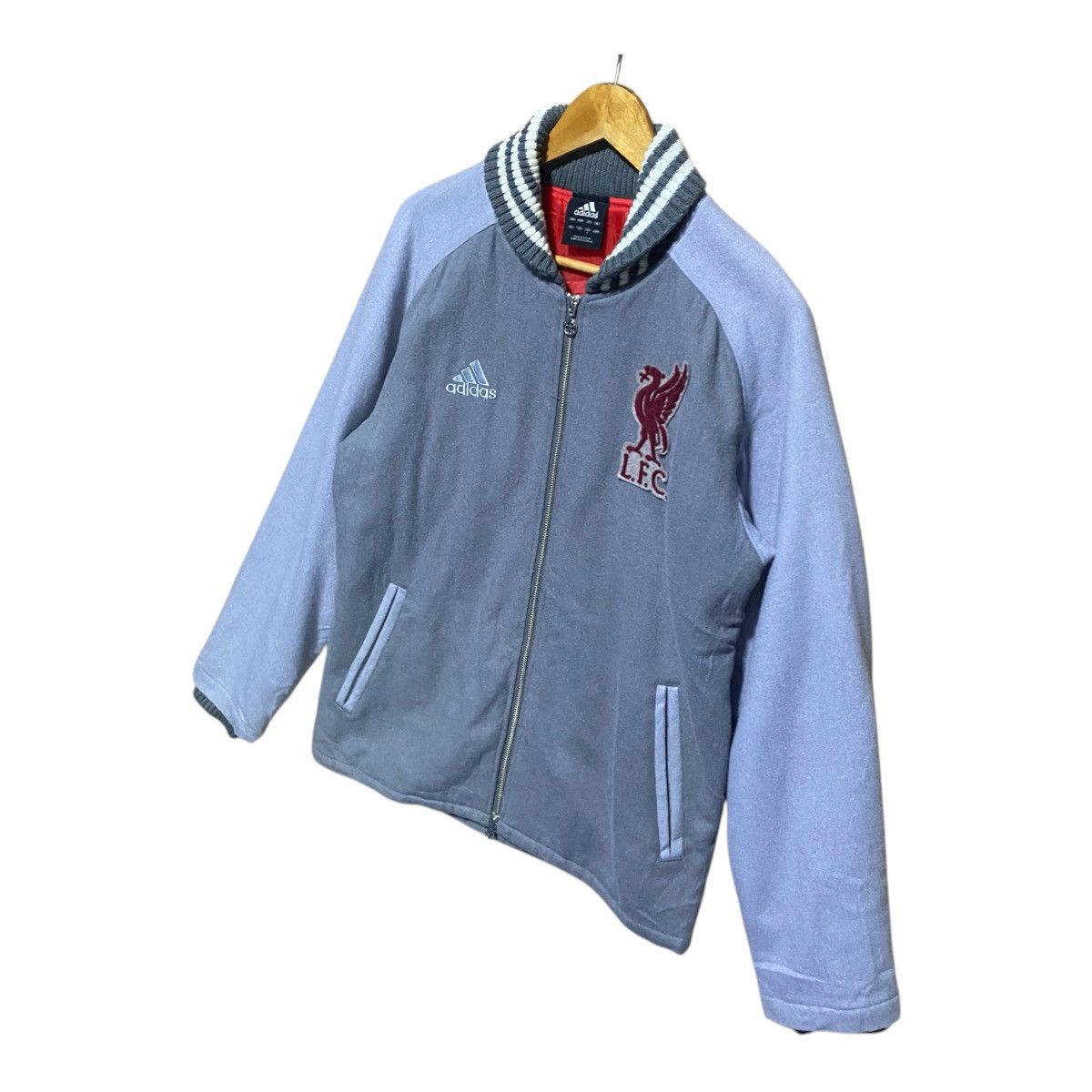 Adidas Liverpool Varsity Jacket Size US L / EU 52-54 / 3 - 3 Thumbnail