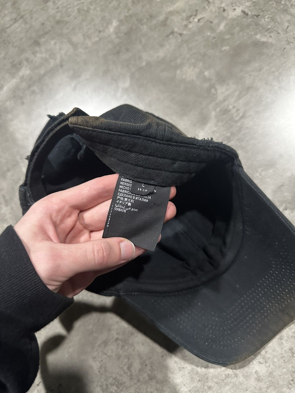 Balenciaga balenciaga destroyed mode cap Size ONE SIZE - 4 Thumbnail