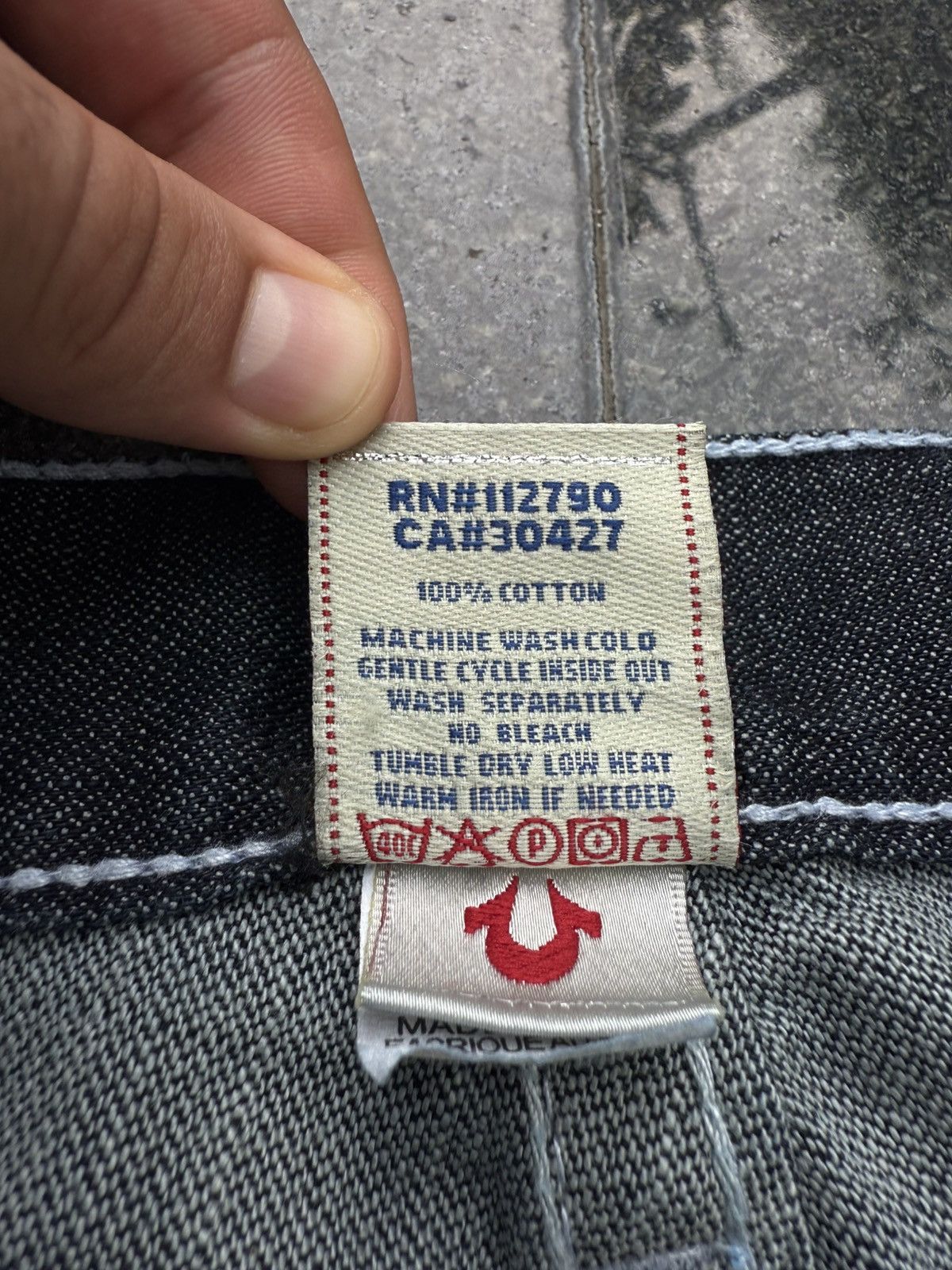 True Religion 90’s TRUE RELIGION RARE DENIM Y2K VINTAGE POCKET LOGO PANTS Size US 34 / EU 50 - 16 Thumbnail