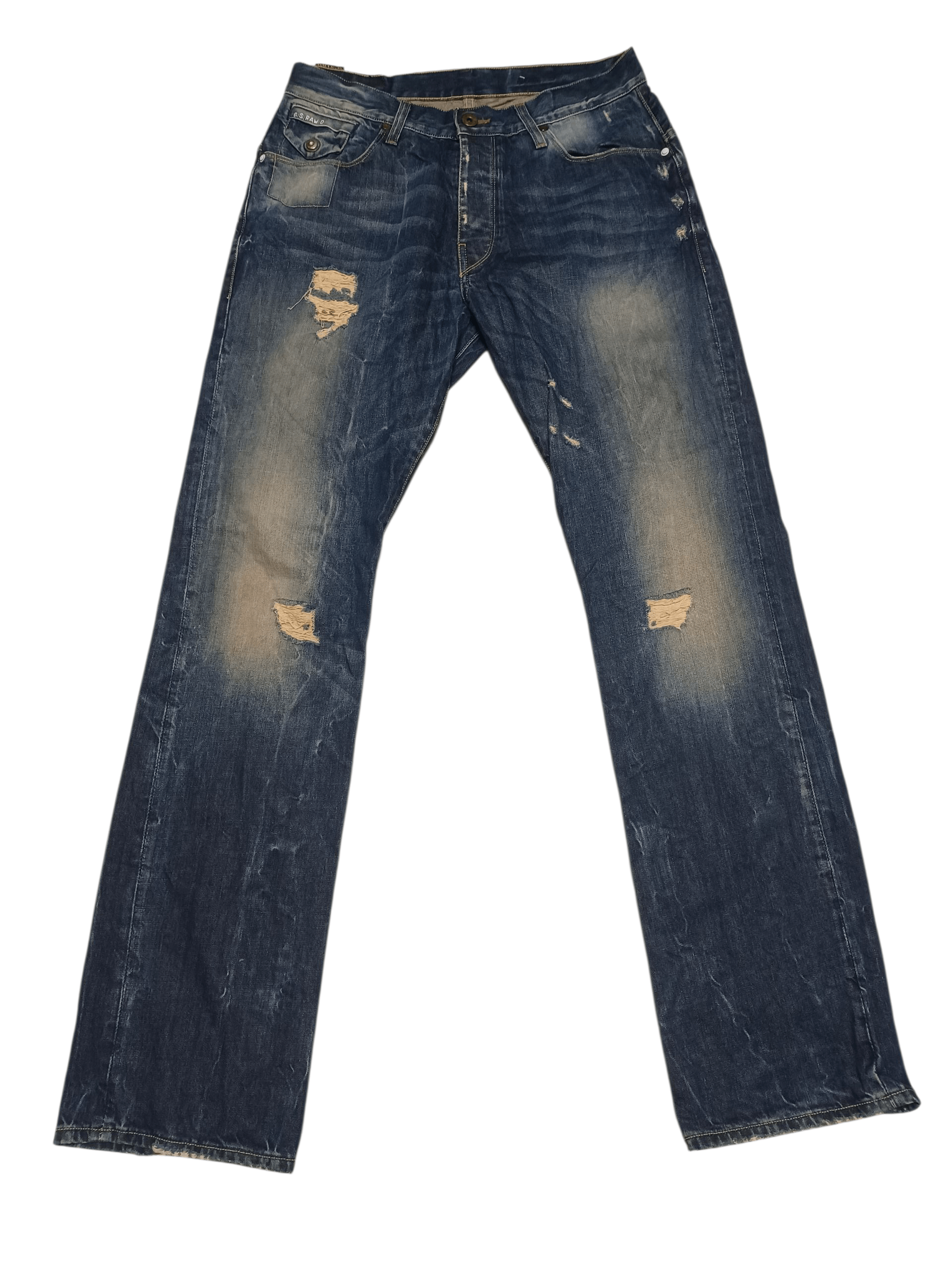 G-Star G STAR RAW DISTRESSED AVANT GARDE JEANS DENIM Size US 31 - 1 Thumbnail