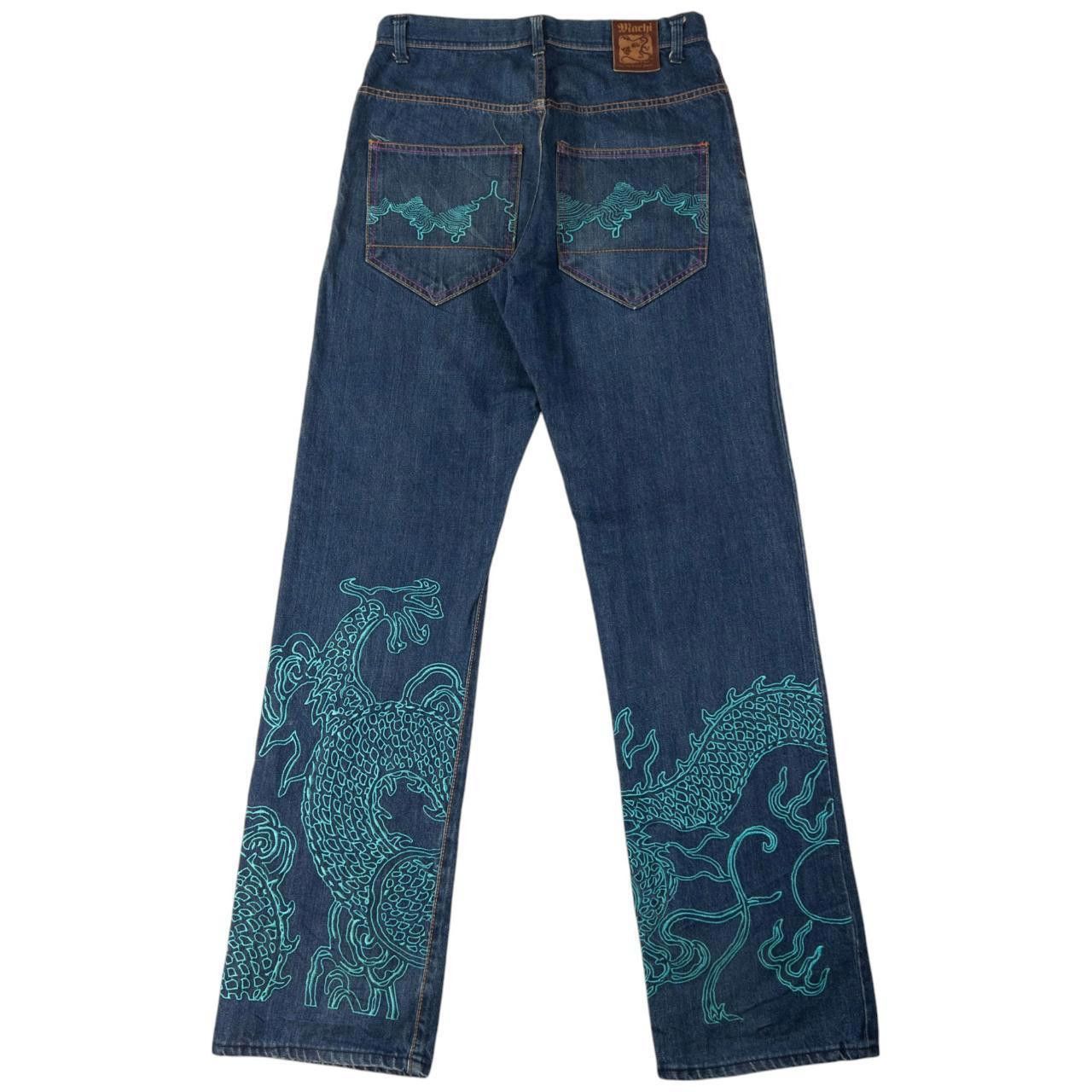 The Unbranded Brand Vintage Dragon Japanese Denim Jeans Size W30 Size US 29 - 2 Thumbnail
