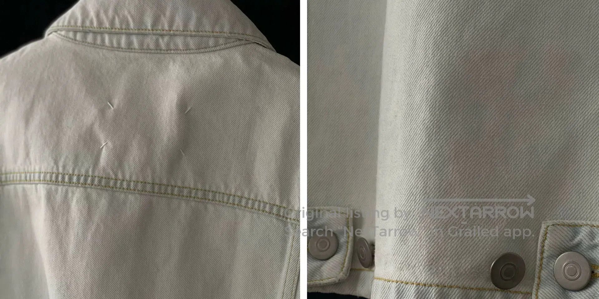 Maison Margiela Maison Margiela Distressed Denim Jacket for Men. Size US M / EU 48-50 / 2 - 7 Thumbnail