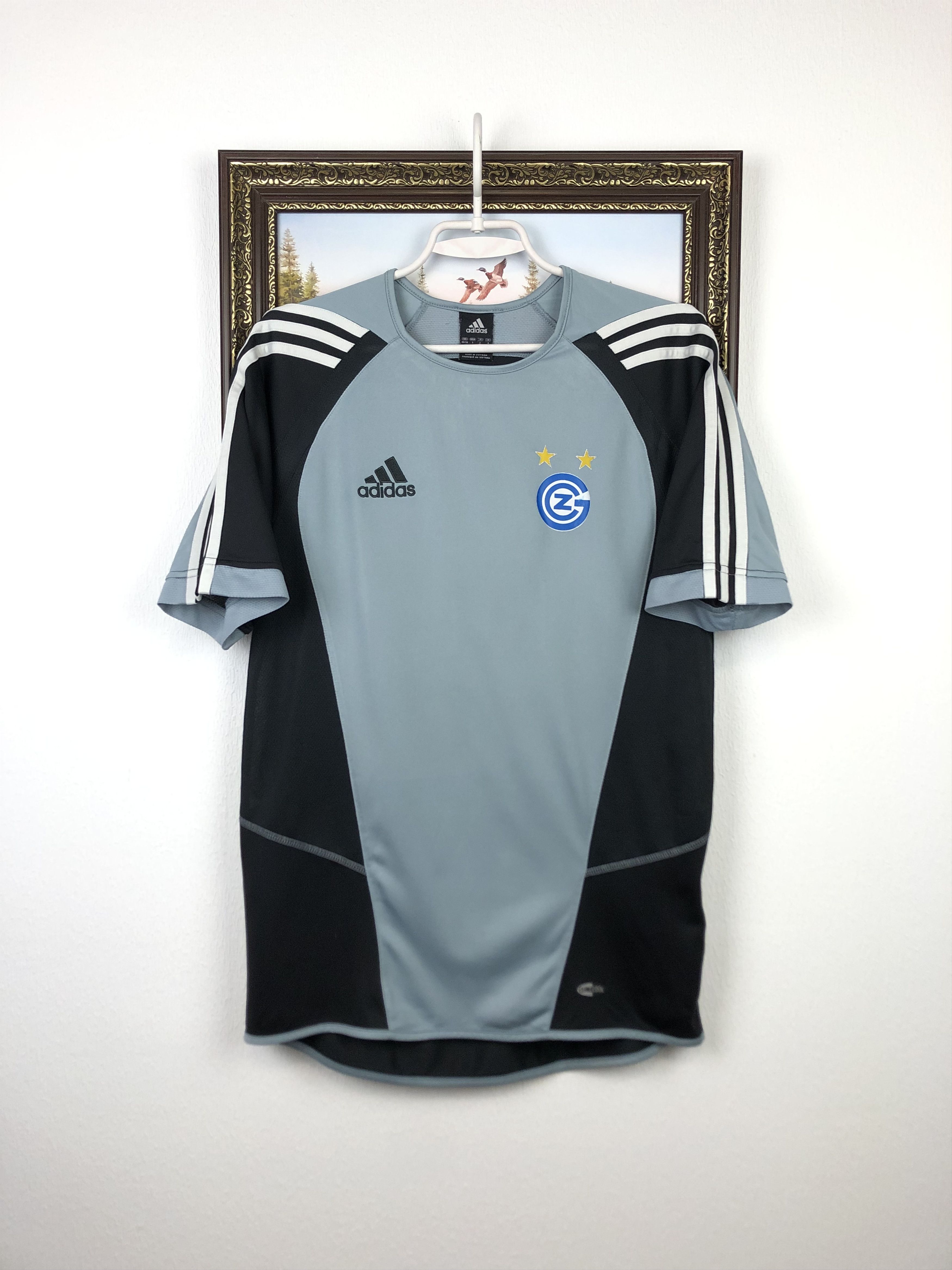 Nike Vintage Adidas Grasshoppers Football Shirt Soccer Jersey Size US S / EU 44-46 / 1 - 1 Thumbnail