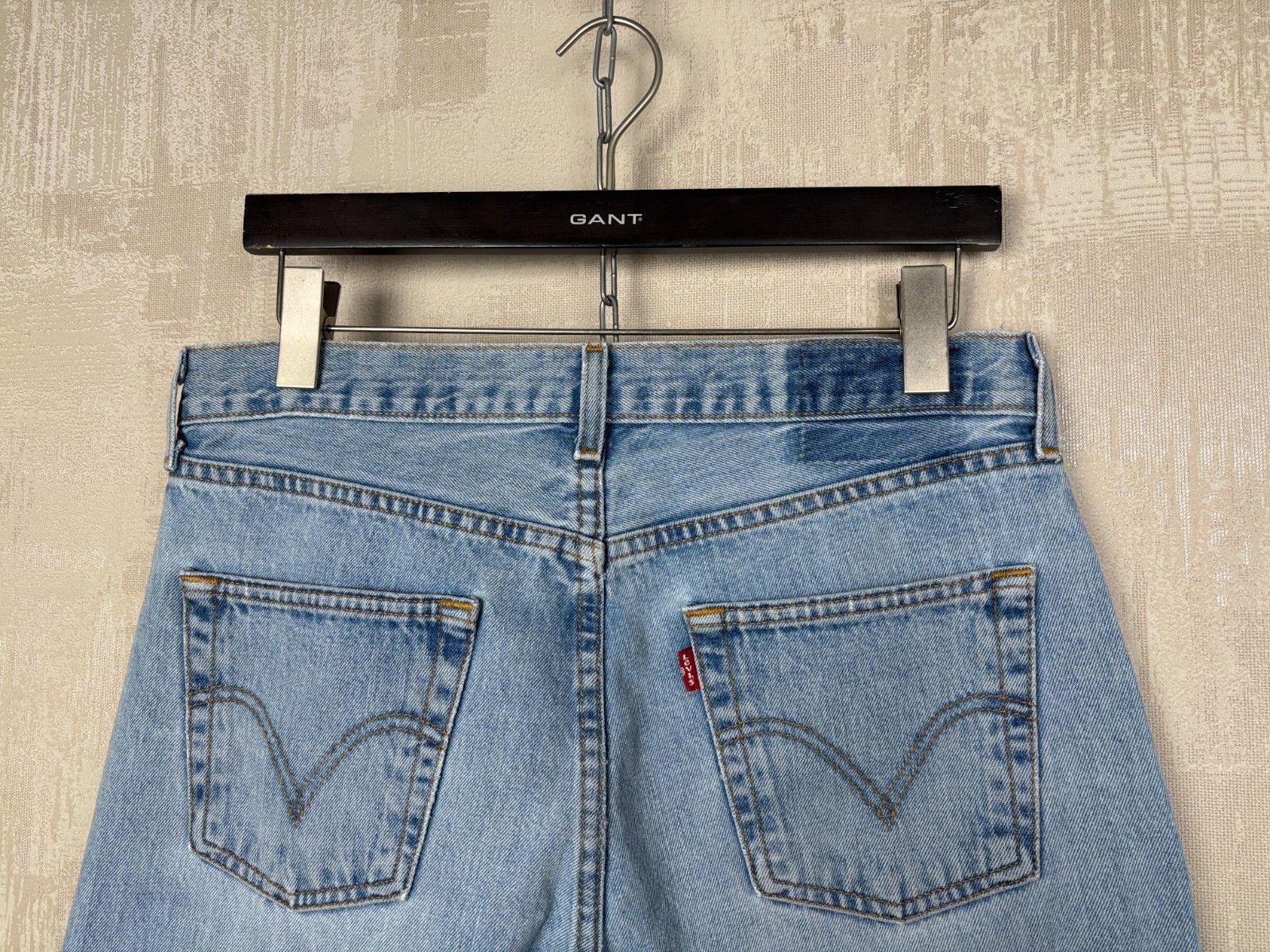 Levi's Vintage Levi's 751 02 Light Blue Stone Wash Denim Jeans Size US 33 - 4 Thumbnail