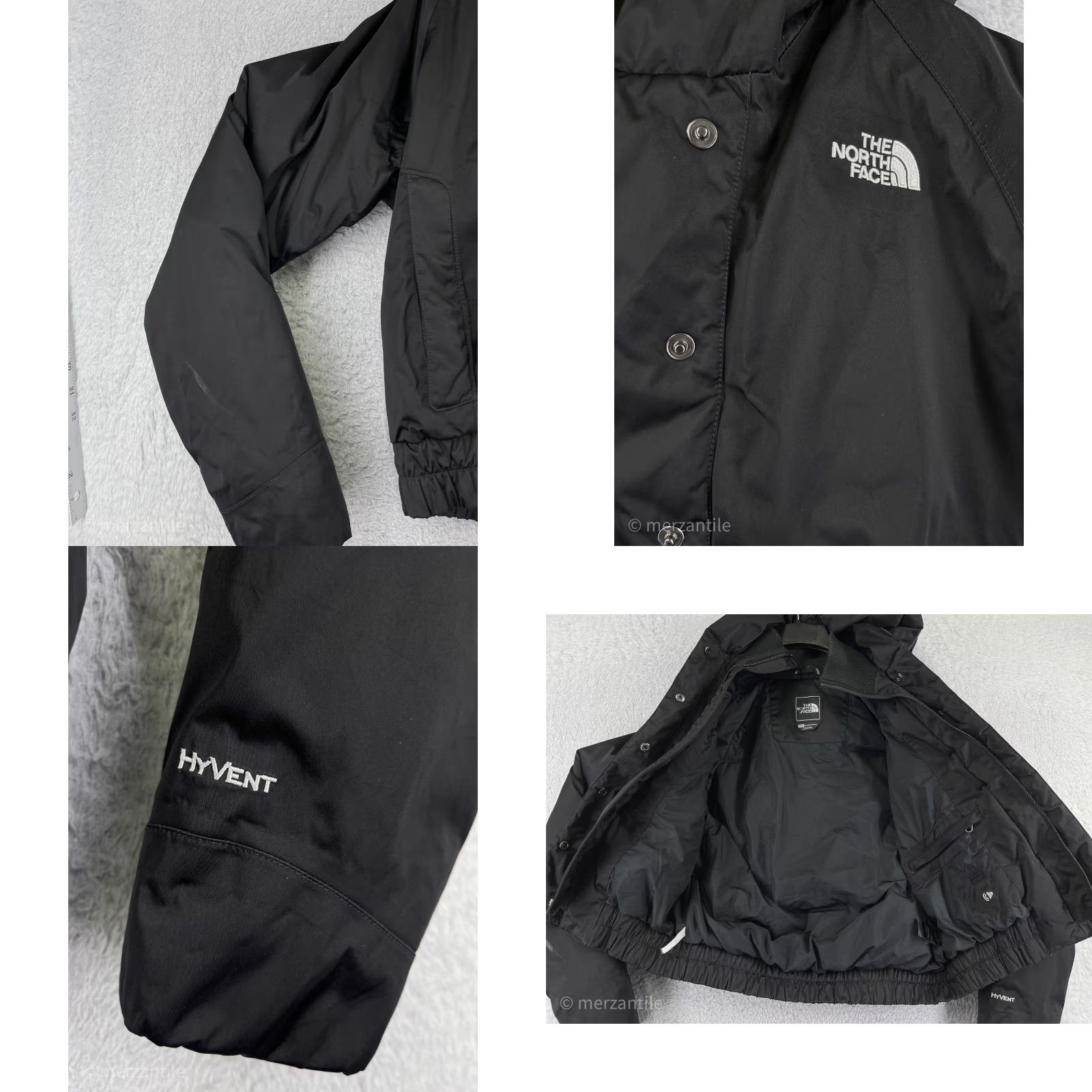 The North Face The North Face Jacket Women M Black HyVent 3in1 Hood Full Zip Waterproof Outdoor Size M / US 6-8 / IT 42-44 - 9 Thumbnail