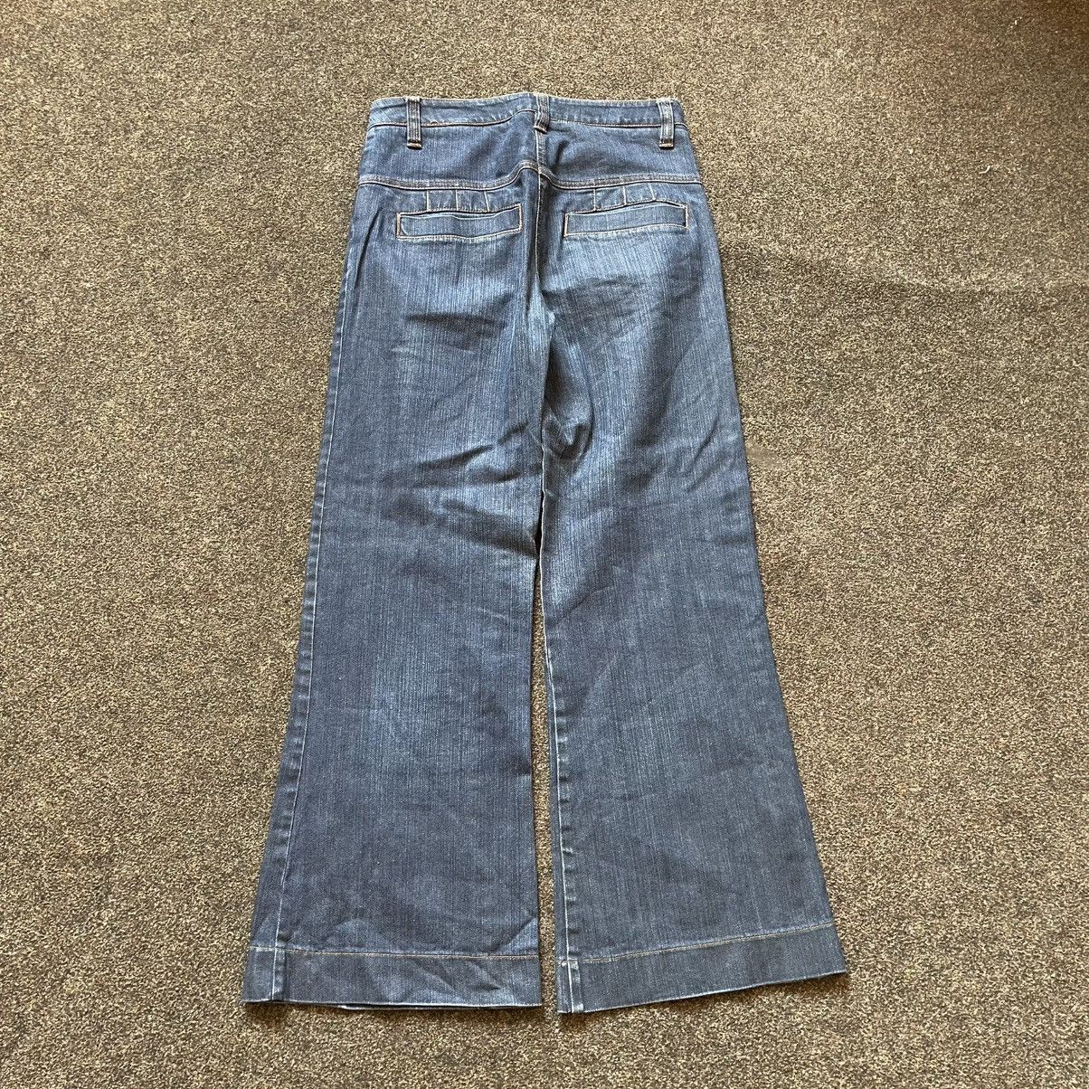 Vintage vintage pants bootcut jeans multi Y2K flared fade Size 32" / US 10 / IT 46 - 3 Thumbnail