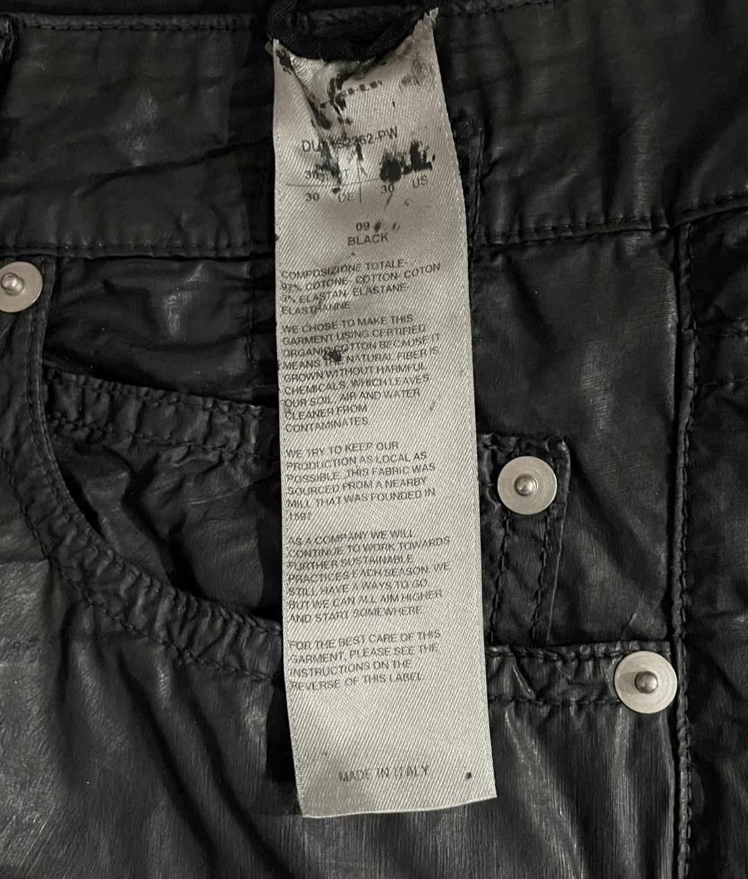 Rick Owens Rick Owens wax pants 7 Size US 30 / EU 46 - 3 Thumbnail