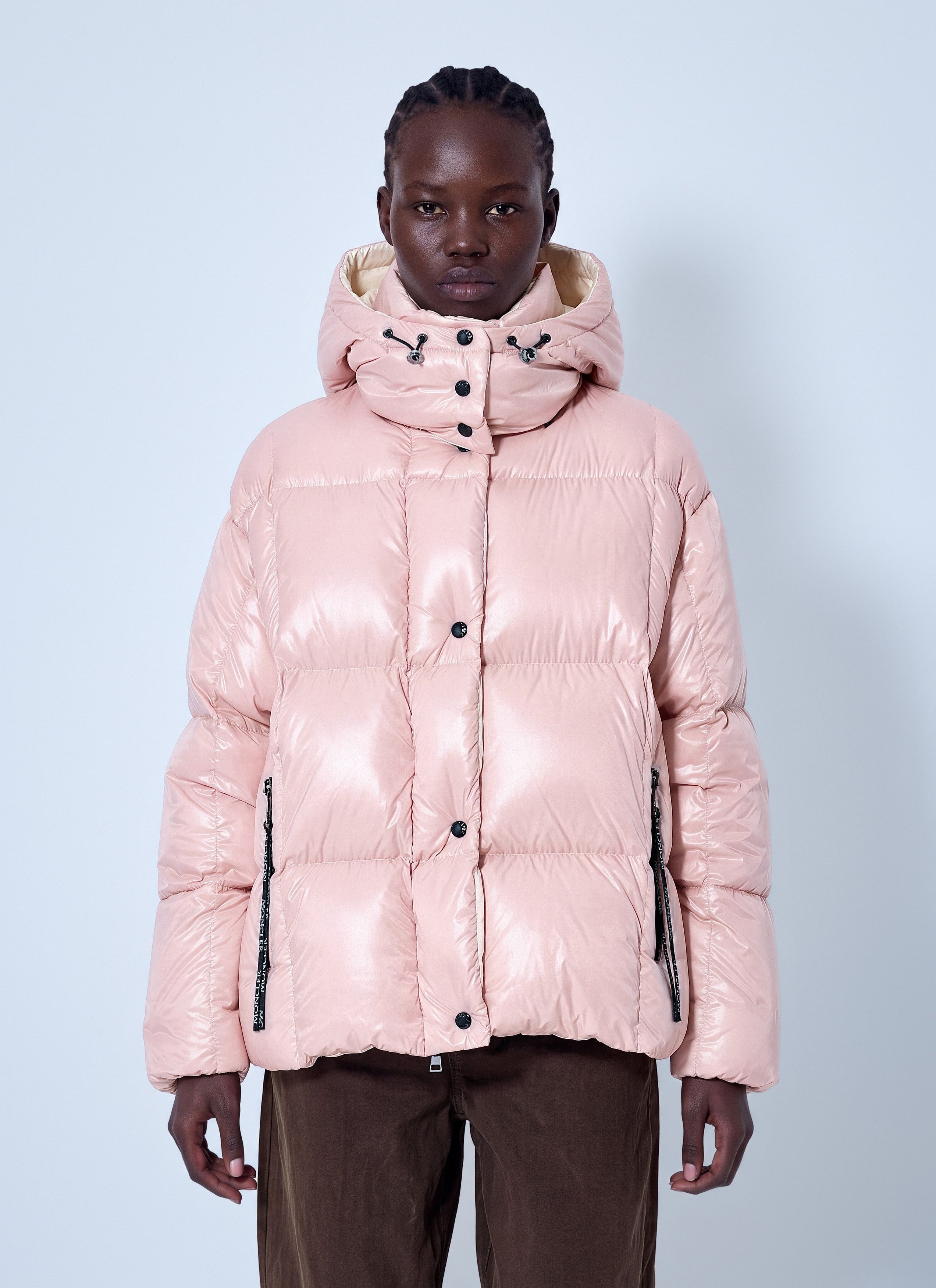 Moncler Parana Hooded Short Down Jacket, Women's (Size Xl)
