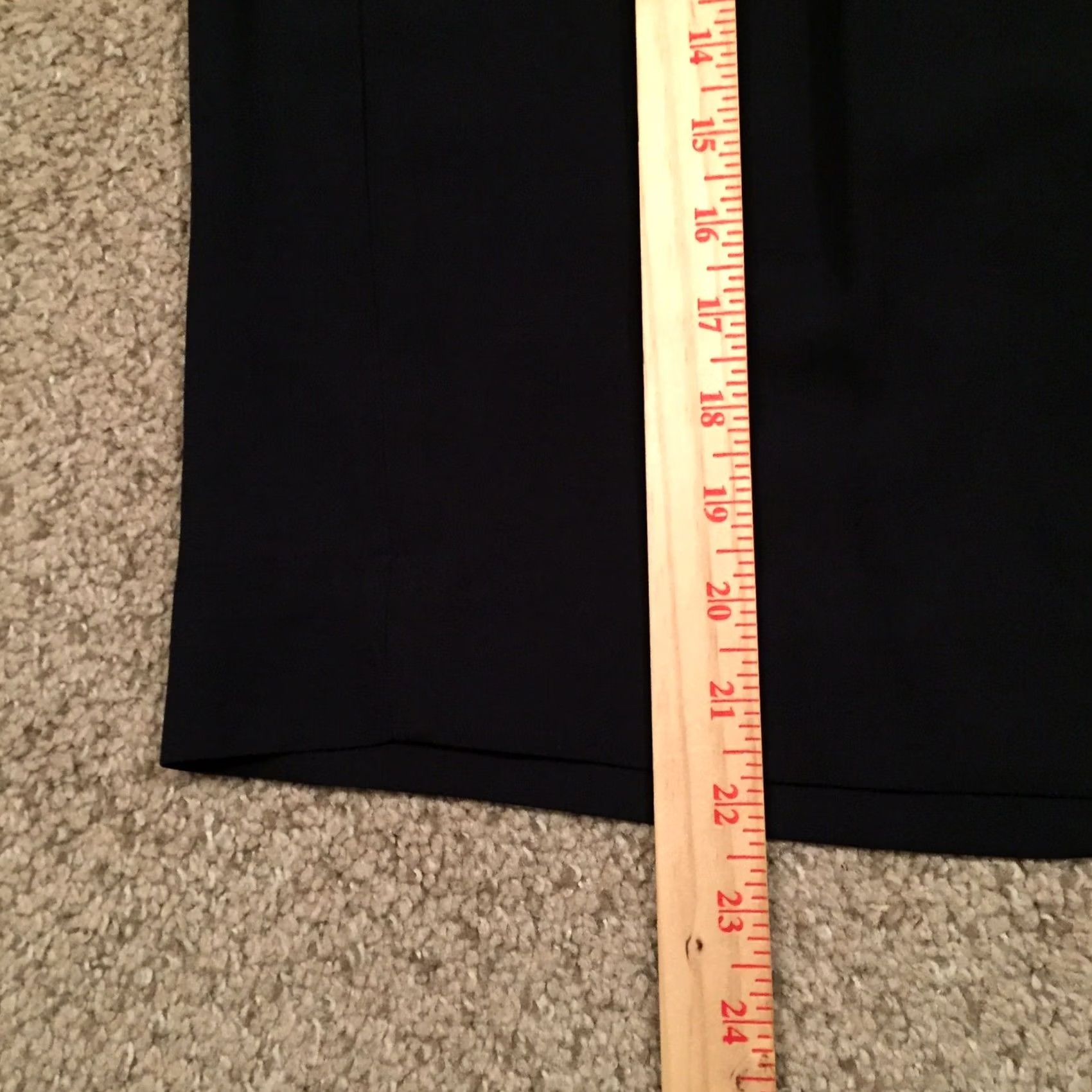 Liz Claiborne Liz Claiborne Pencil Skirt Knee Length Size 12 Blue Pockets Unlined Zip Regular Women Mens? Size 34" / US 12 / IT 48 - 5 Thumbnail