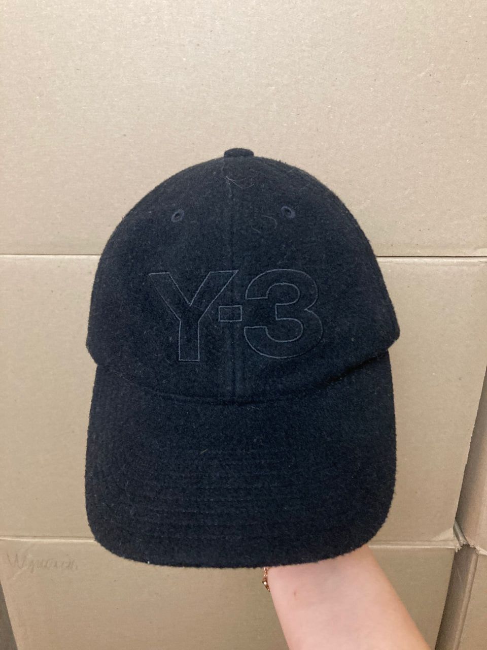 Yohji Yamamoto VINTAGE YOHJI YAMAMOTO Y-3 CAP HAT Y2K JAPANESE AVANT GARDE Size ONE SIZE - 1 Thumbnail