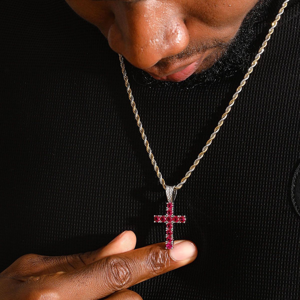 Other Cross Punk STEAL! Y2K Chains Necklace Chain Size ONE SIZE - 1 Thumbnail
