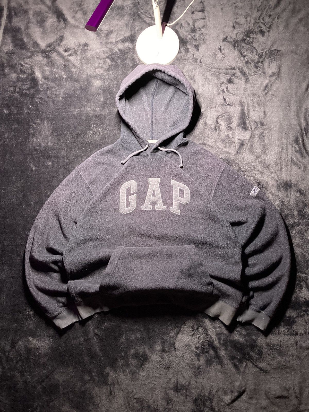 Gap × Vintage ⛩️ Gap Vintage fleece center logo Hoodie Y2K style baggy 90s Size US M / EU 48-50 / 2 - 1 Thumbnail