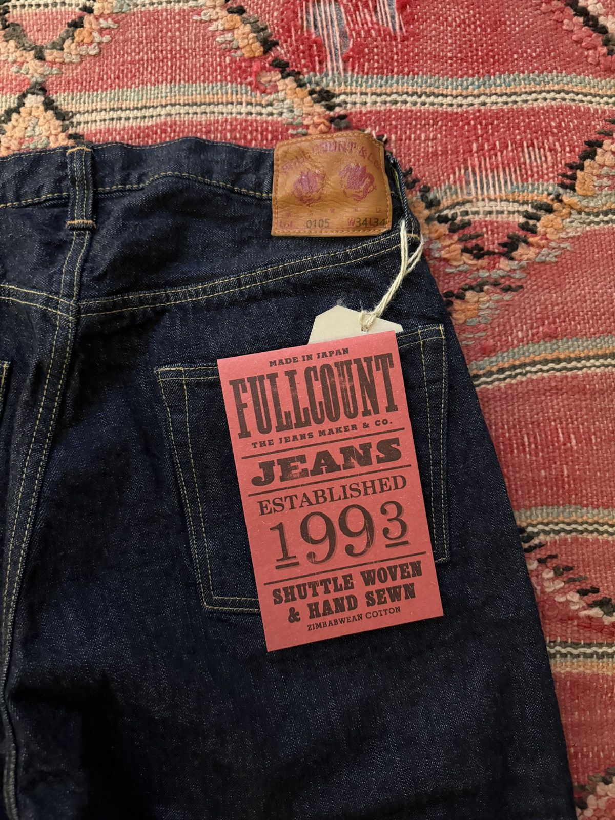 Full Count & Co. Fullcount & Co 0105W Jeans Size US 32 / EU 48 - 4 Thumbnail