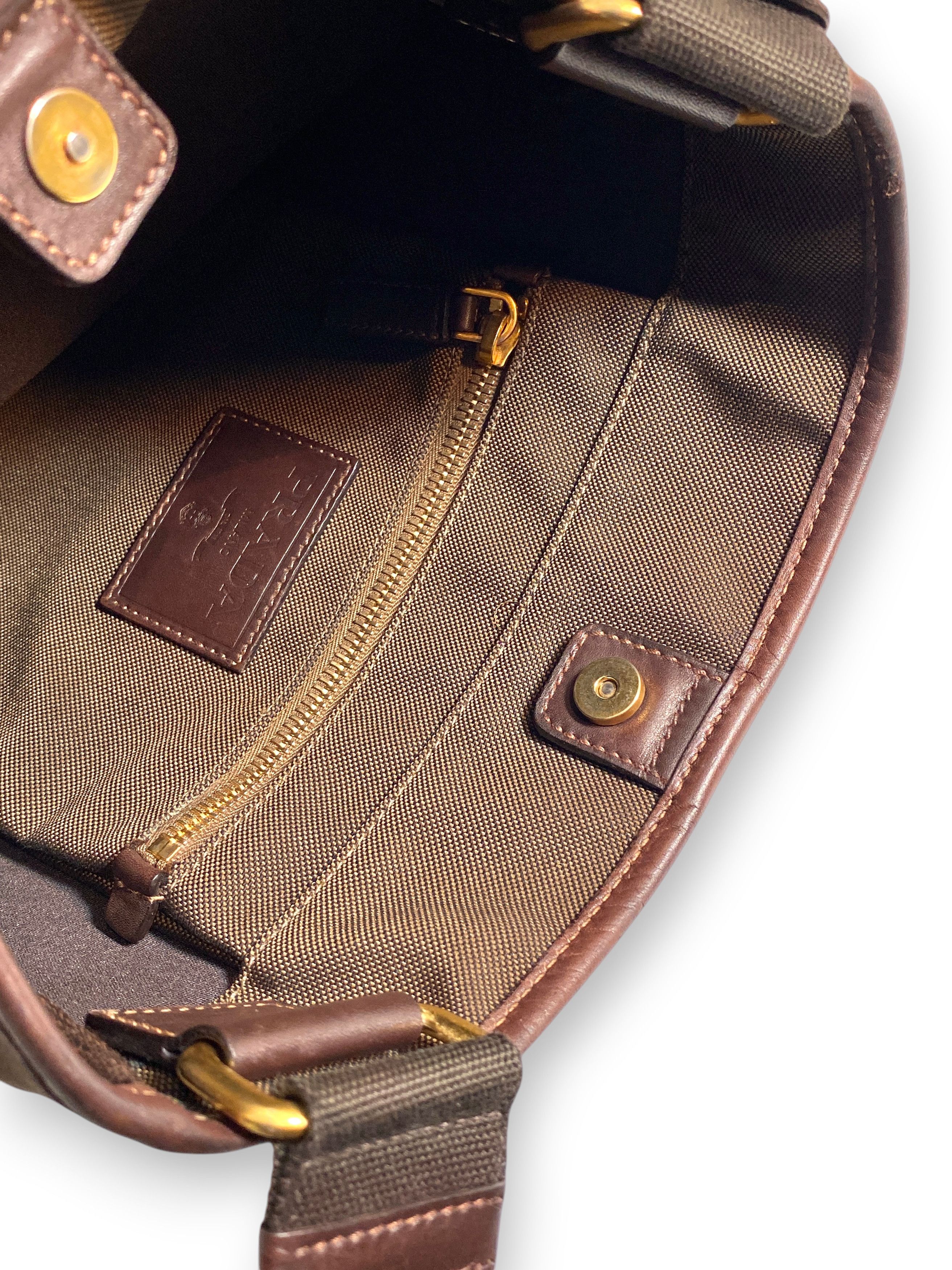 Prada Prada Canapa Jacquard Logo Belt Crossbody Shoulder Bag Y2K Size ONE SIZE - 9 Thumbnail