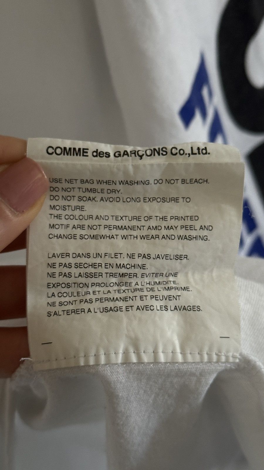 CDG by Comme des Garcons × Comme des Garcons Comme Des Garcons “Wear Freedom” SS18 Long Sleeve Size US L / EU 52-54 / 3 - 7 Thumbnail
