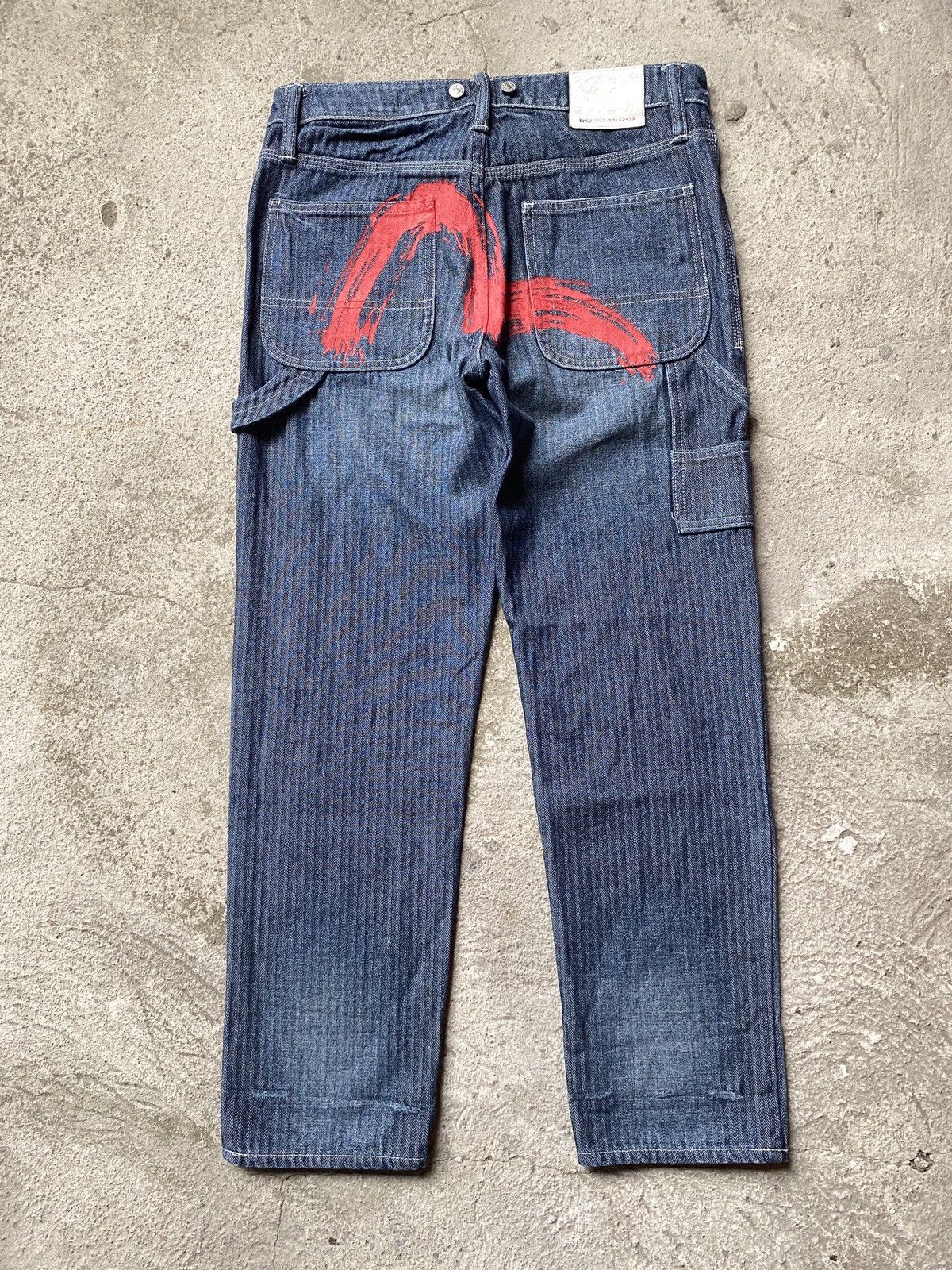Evisu Evisu Seagull Big Logo Carpenter Pants Size 26" / US 2 / IT 38 - 8 Thumbnail