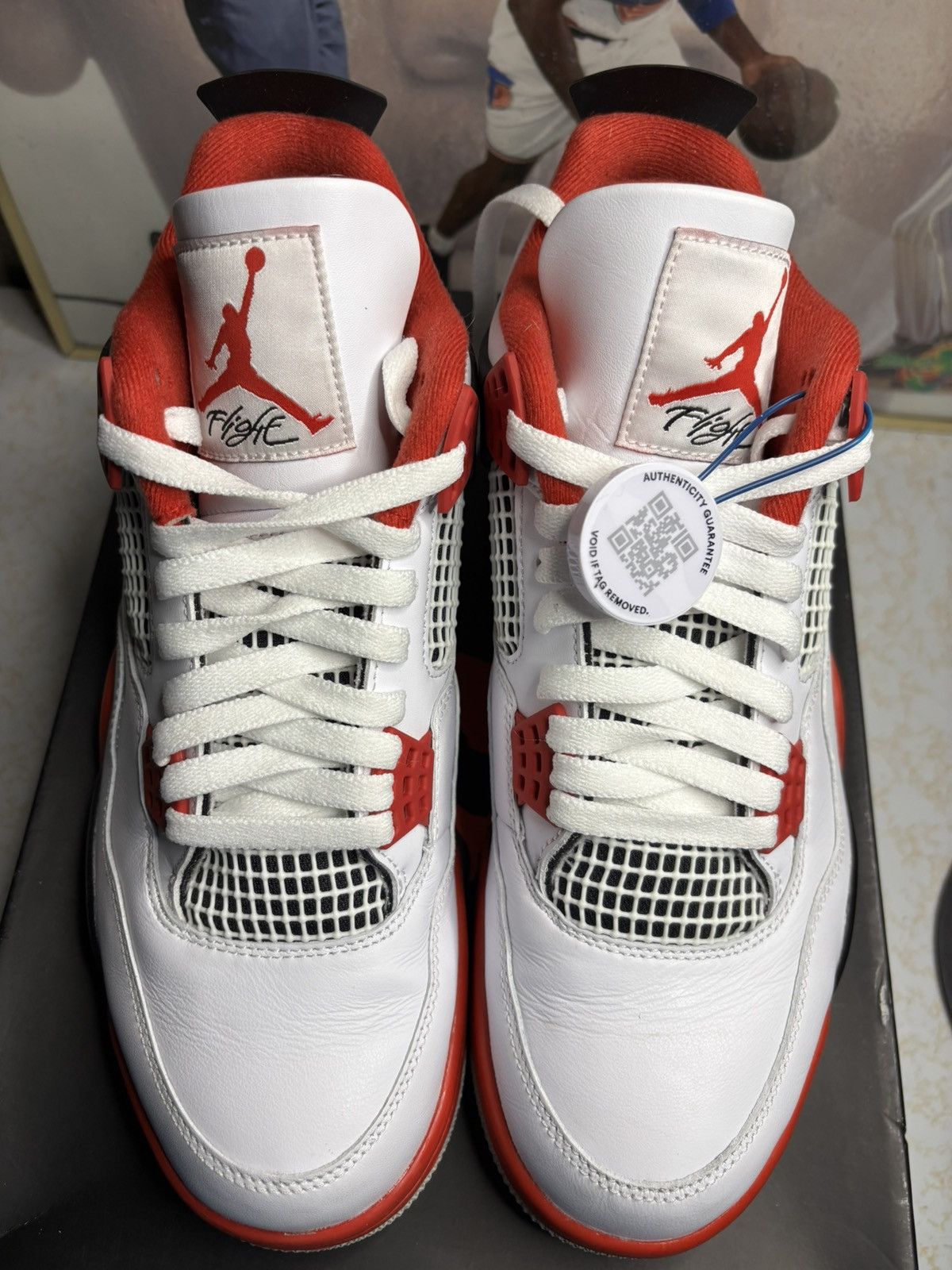 Jordan Brand Jordan Retro 4 “Fire Red” 2020 Size US 10 / EU 43 - 2 Thumbnail