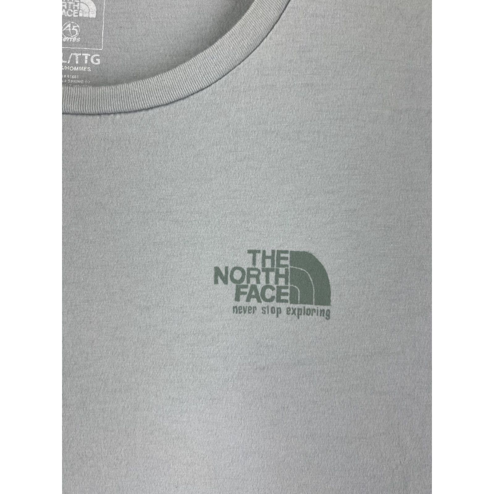The North Face The North Face Shirt Men 2XL Gray Hooded Long Sleeve Polyester City Logo T-Shirt Mens Size US XXL / EU 58 / 5 - 6 Thumbnail