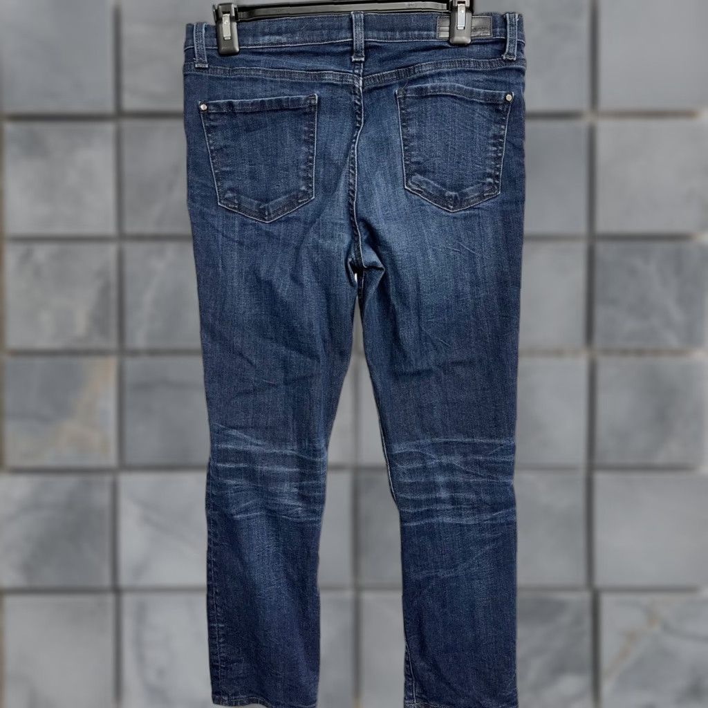 DKNY DKNY Jeans Womens Size 8 Dark Blue Denim Mid Rise Minimalist Capsule Size 30" / US 8 / IT 44 - 1 Thumbnail