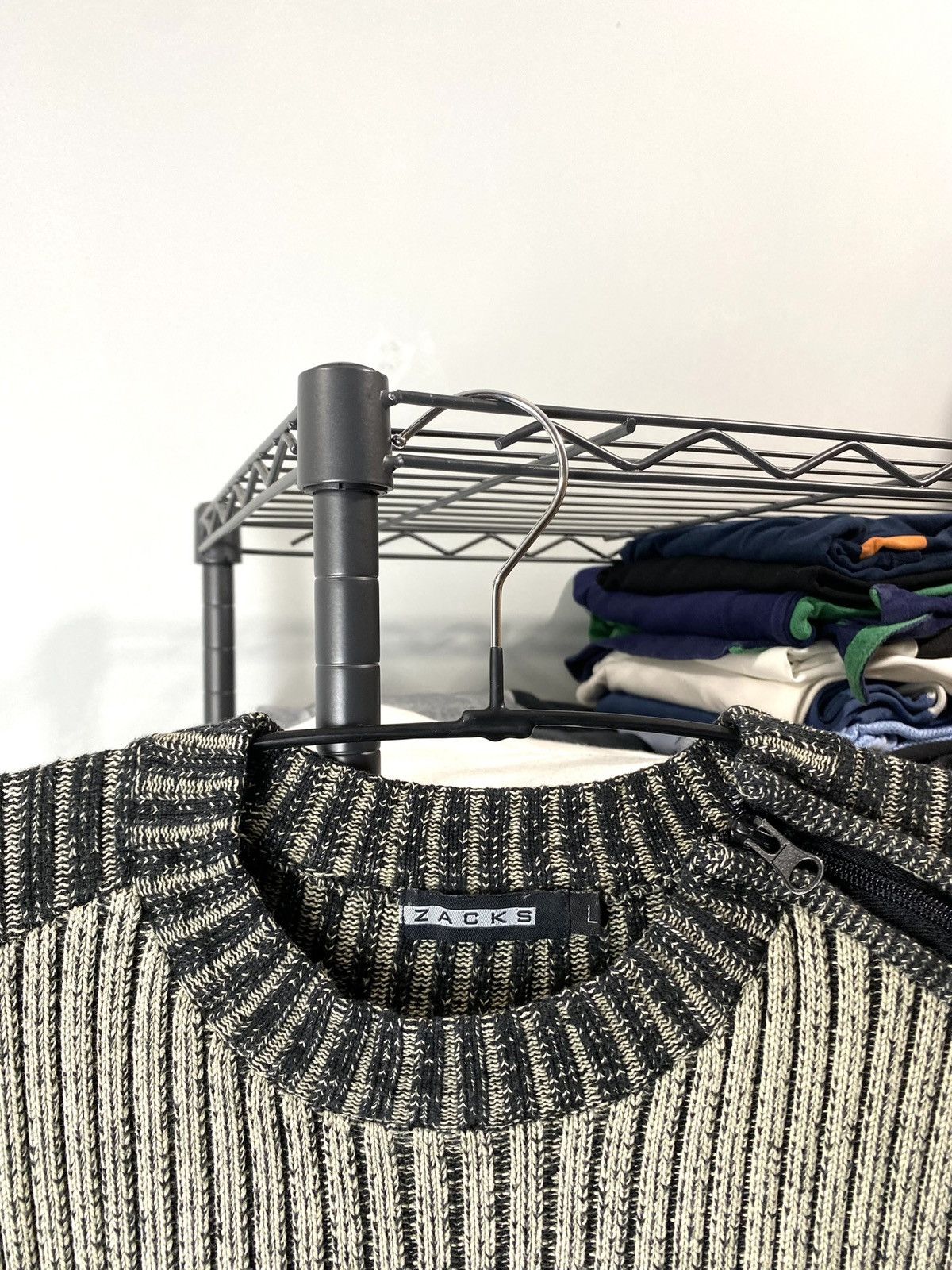 Vintage Y2K Vintage Striped Diesel Style Japanese Knit Sweater Size US L / EU 52-54 / 3 - 6 Thumbnail