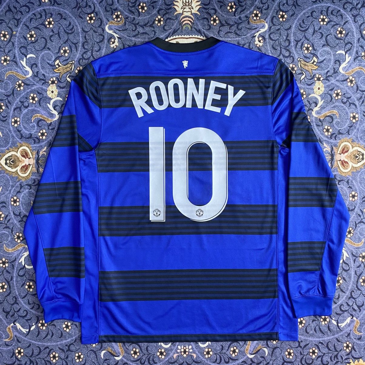Nike × Vintage Vintage 2011/12 Nike Manchester United Away Jersey Size US L / EU 52-54 / 3 - 8 Thumbnail