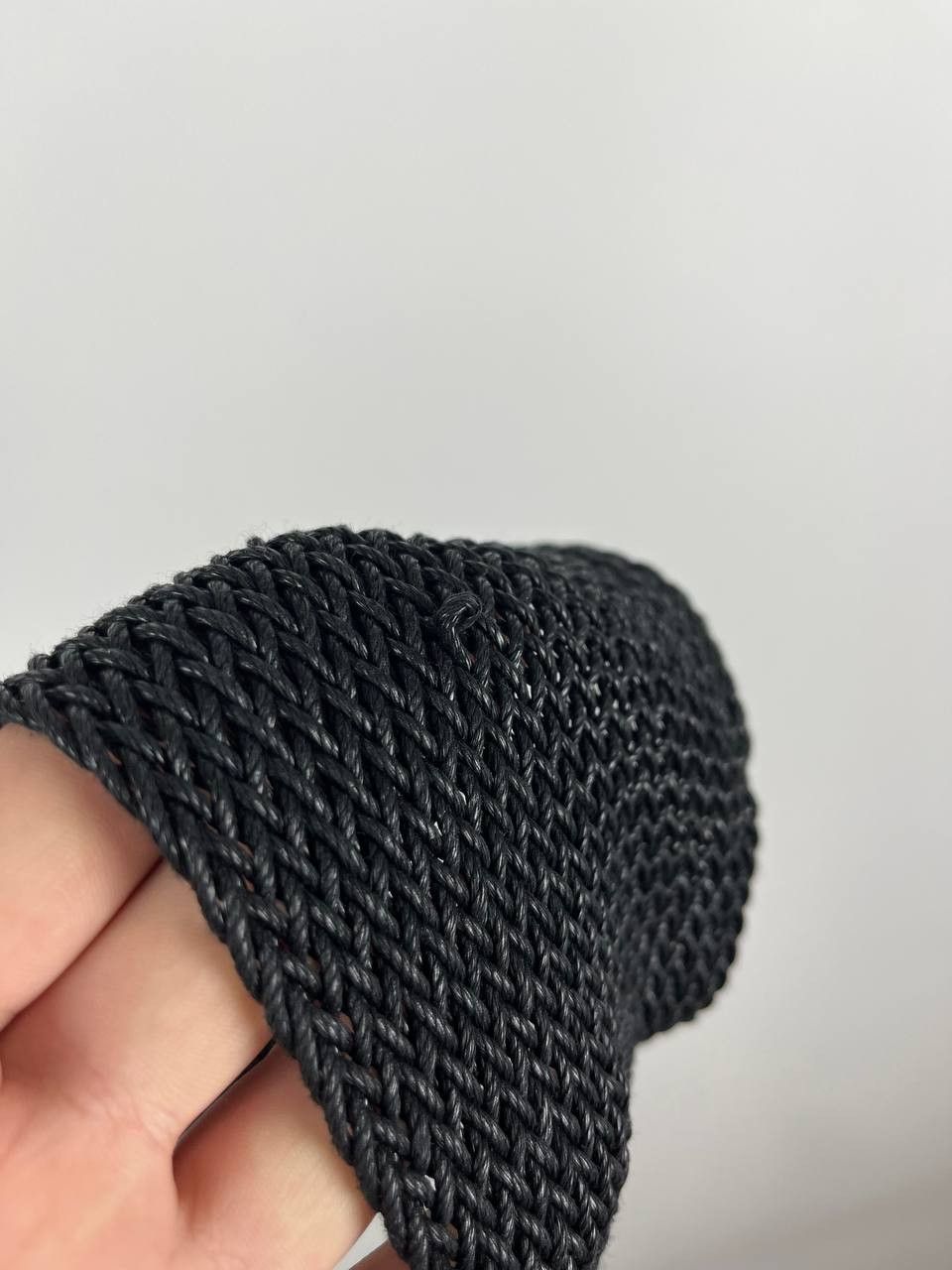 OSKA OSKA Black Woven Elastic Stretch Belt Size 2 Lagenlook Size ONE SIZE - 5 Thumbnail