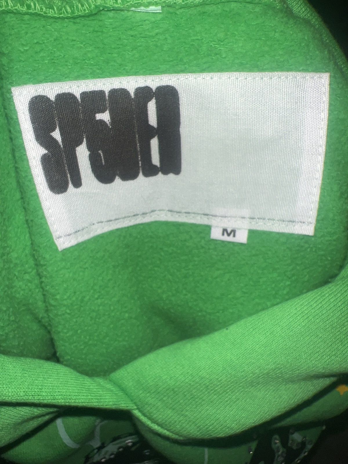 Sp5der Green Sp5der Hoodie Rhinestone Size US M / EU 48-50 / 2 - 3 Thumbnail