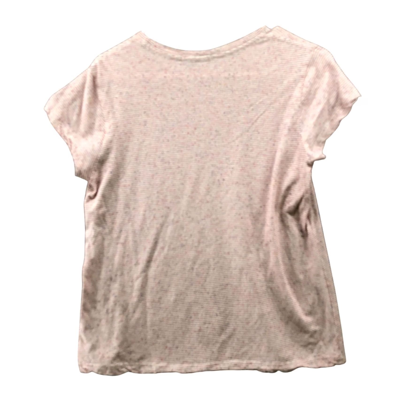 Marine Layer Marine Layer Swing Crew Tee Womens XS Confetti Red Stripe Short Sleeve Size 26" / US 2 / IT 38 - 2 Thumbnail