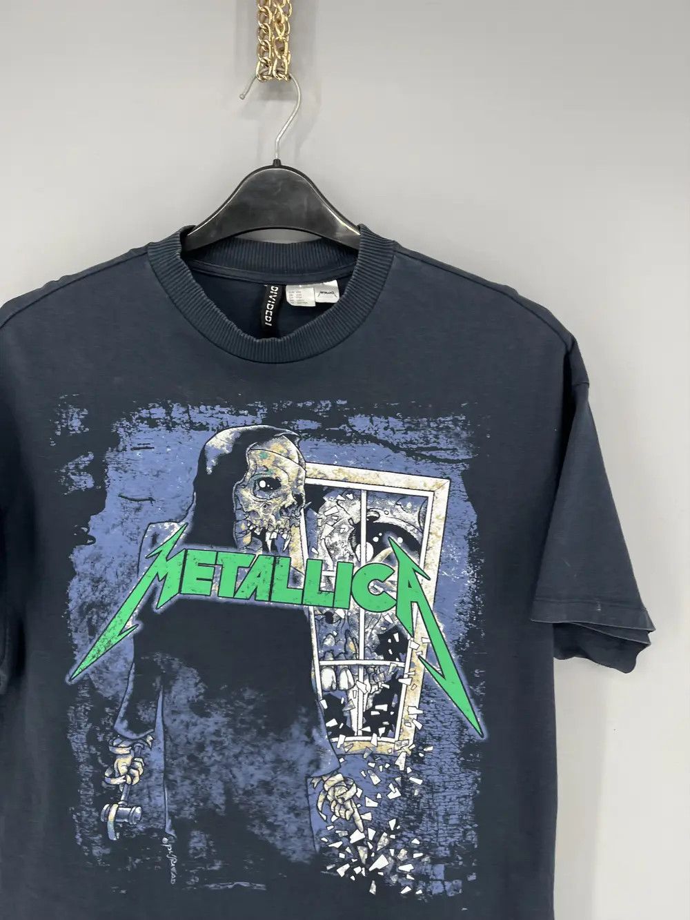 Band Tees Vintage Y2K Metallica Skulls Dead Face Band Rock Streetwear Size US L / EU 52-54 / 3 - 5 Thumbnail