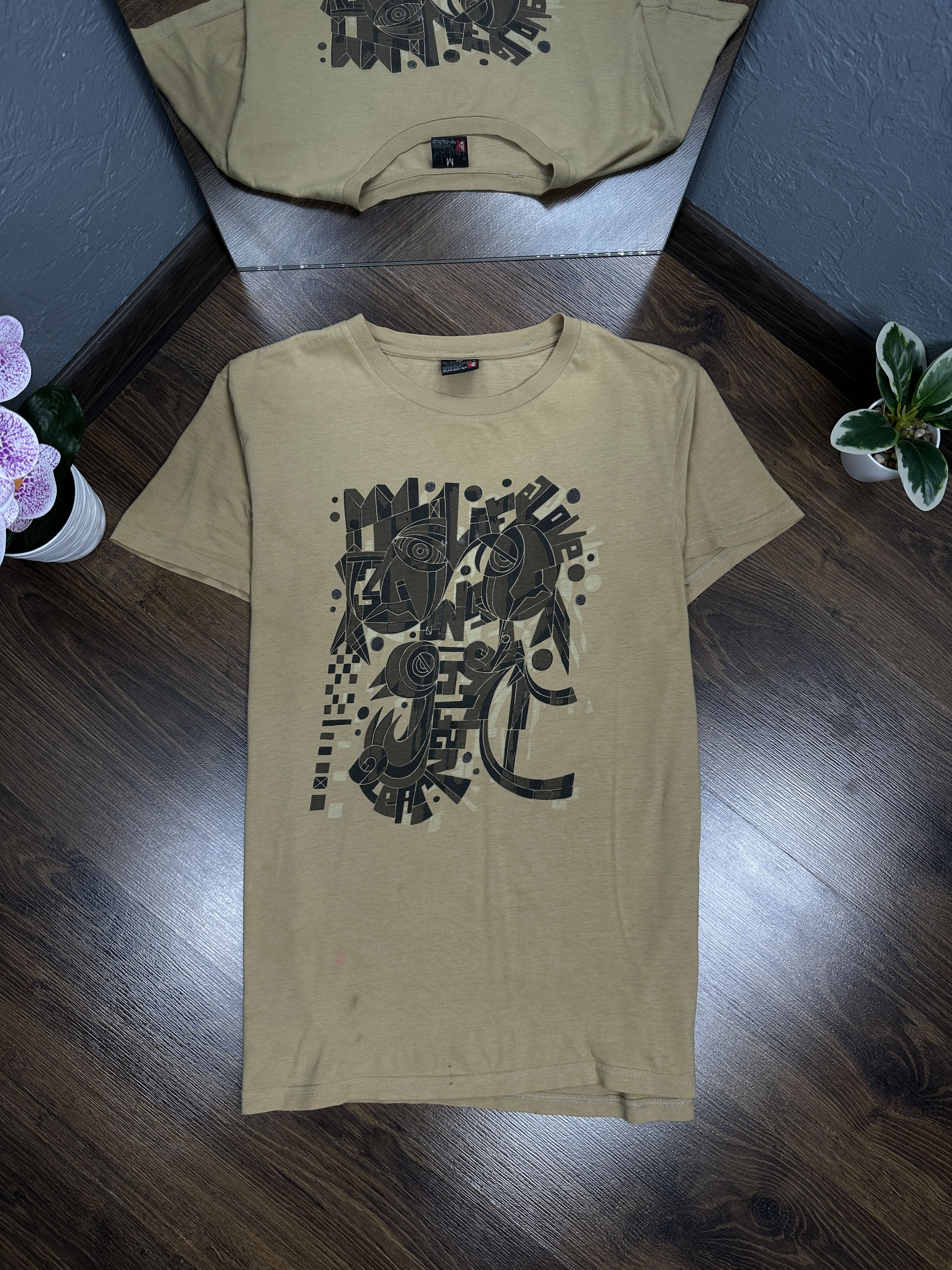 Quiksilver × Vintage Quiksilver Vintage Crew Neck T-Shirt Size US M / EU 48-50 / 2 - 1 Thumbnail