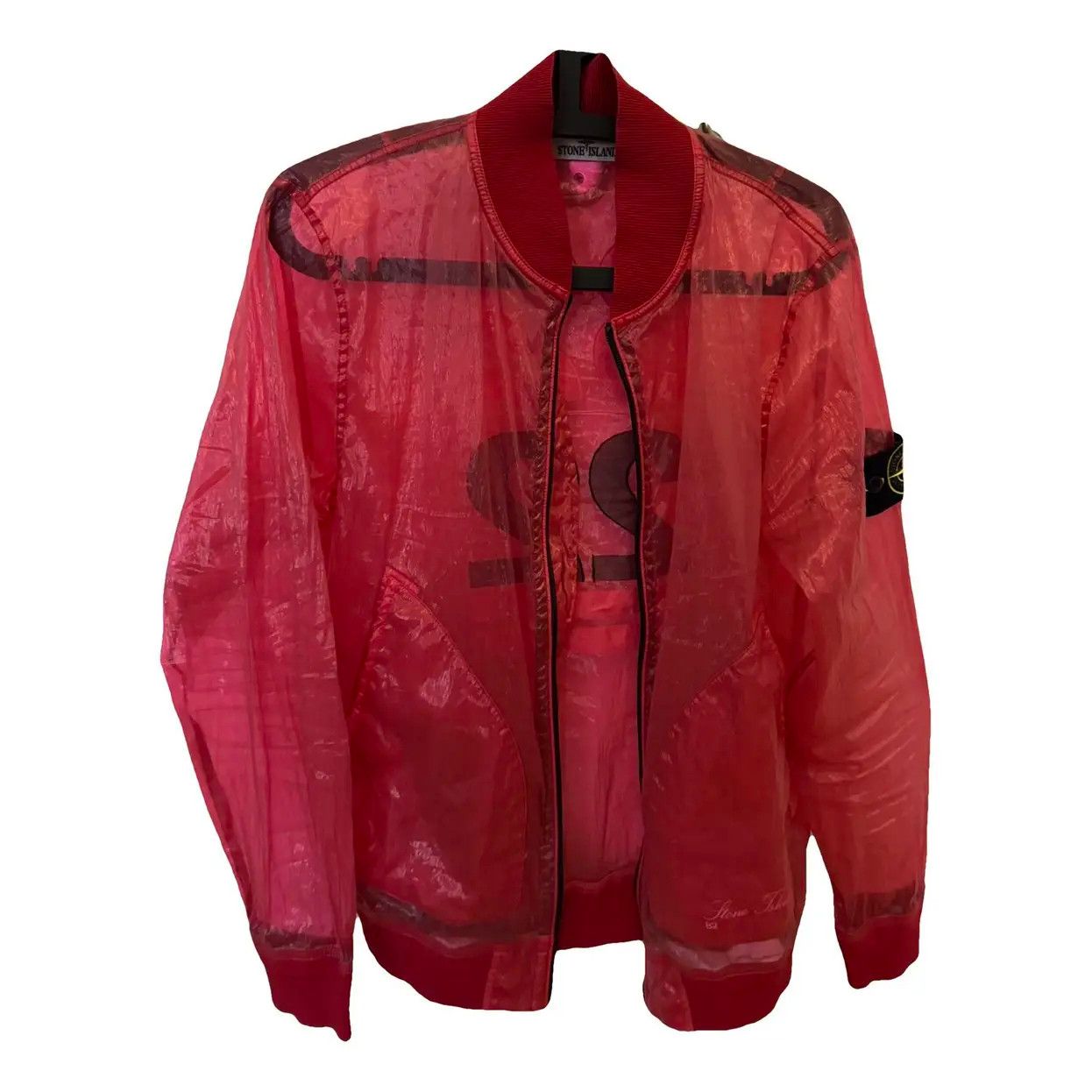 Stone Island semi-transparent bomber jacket Size US S / EU 44-46 / 1 - 1 Thumbnail