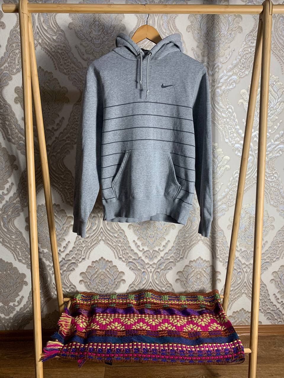 Nike VERY RARE NIKE CLASSIC DESIGNER HOODIE JAPAN STYLE Y2K 90s Size US S / EU 44-46 / 1 - 1 Thumbnail