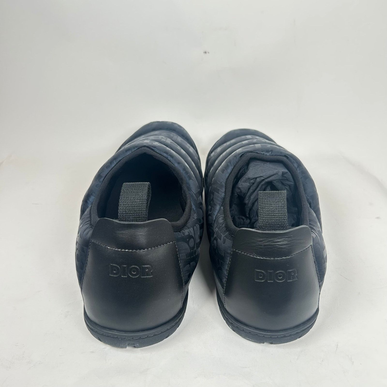 Dior Dior Black/Black Oblique Nylon Puffer Slipper Size 46 Size US 13 / EU 46 - 3 Thumbnail