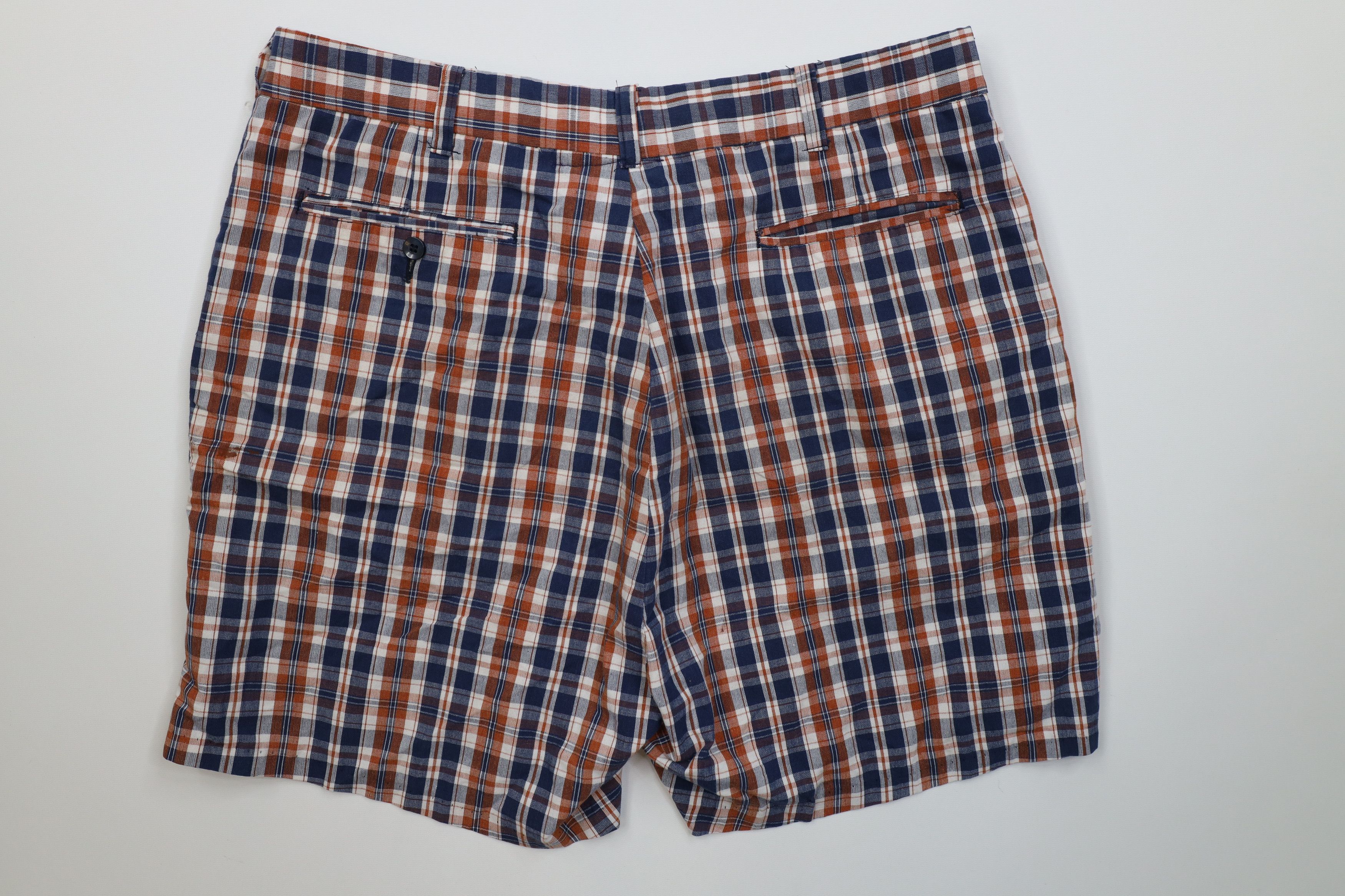 Vintage Vintage 60s Streetwear Above Knee Chino Golf Shorts Plaid Size US 36 / EU 52 - 10 Thumbnail
