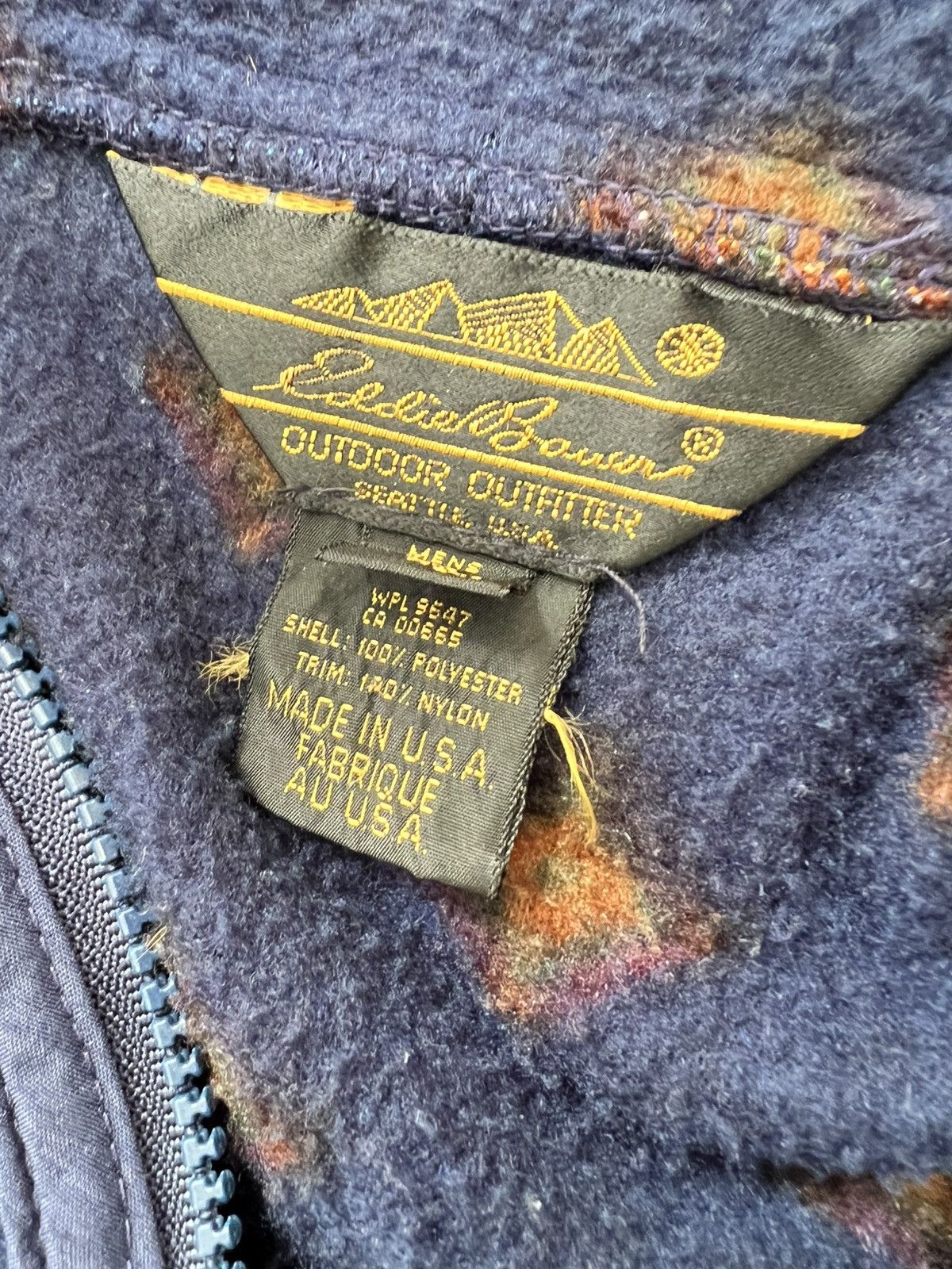 Eddie Bauer Vintage eddie bauer half zip pattern fleece Size US XL / EU 56 / 4 - 4 Thumbnail