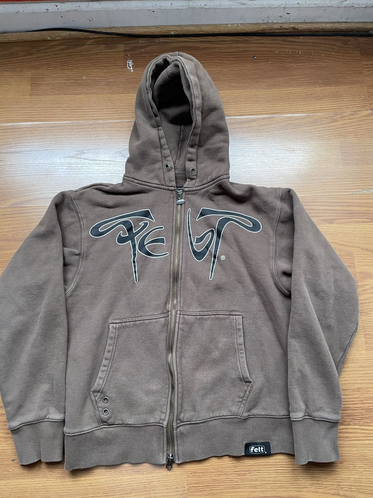 FELT Felt Band Zipper Sweater Size US M / EU 48-50 / 2 - 1 Thumbnail