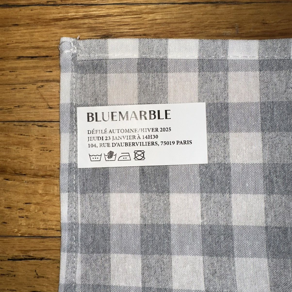 Bluemarble Checkered handkerchief Size ONE SIZE - 3 Thumbnail