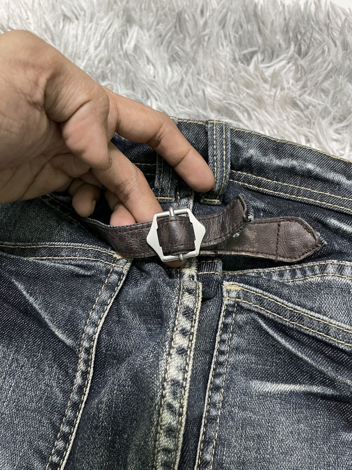 PPFM 2000s PPFM INSPIRED FLARE JEANS RARE DESIGN Size US 32 / EU 48 - 16 Thumbnail