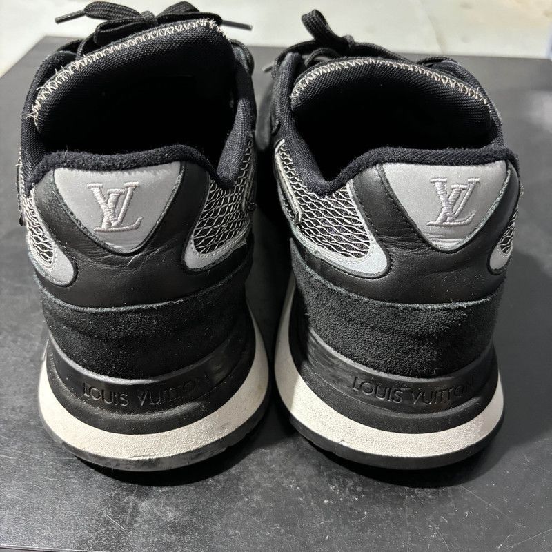 Louis Vuitton Louis Vuitton Run Away Black Grey Sneakers -2508 Size US 10.5 / EU 43-44 - 3 Thumbnail