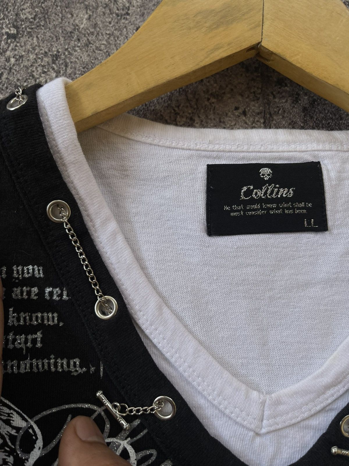 Japanese Brand Y2k Collins ifsixwanine style tee Size US L / EU 52-54 / 3 - 4 Thumbnail