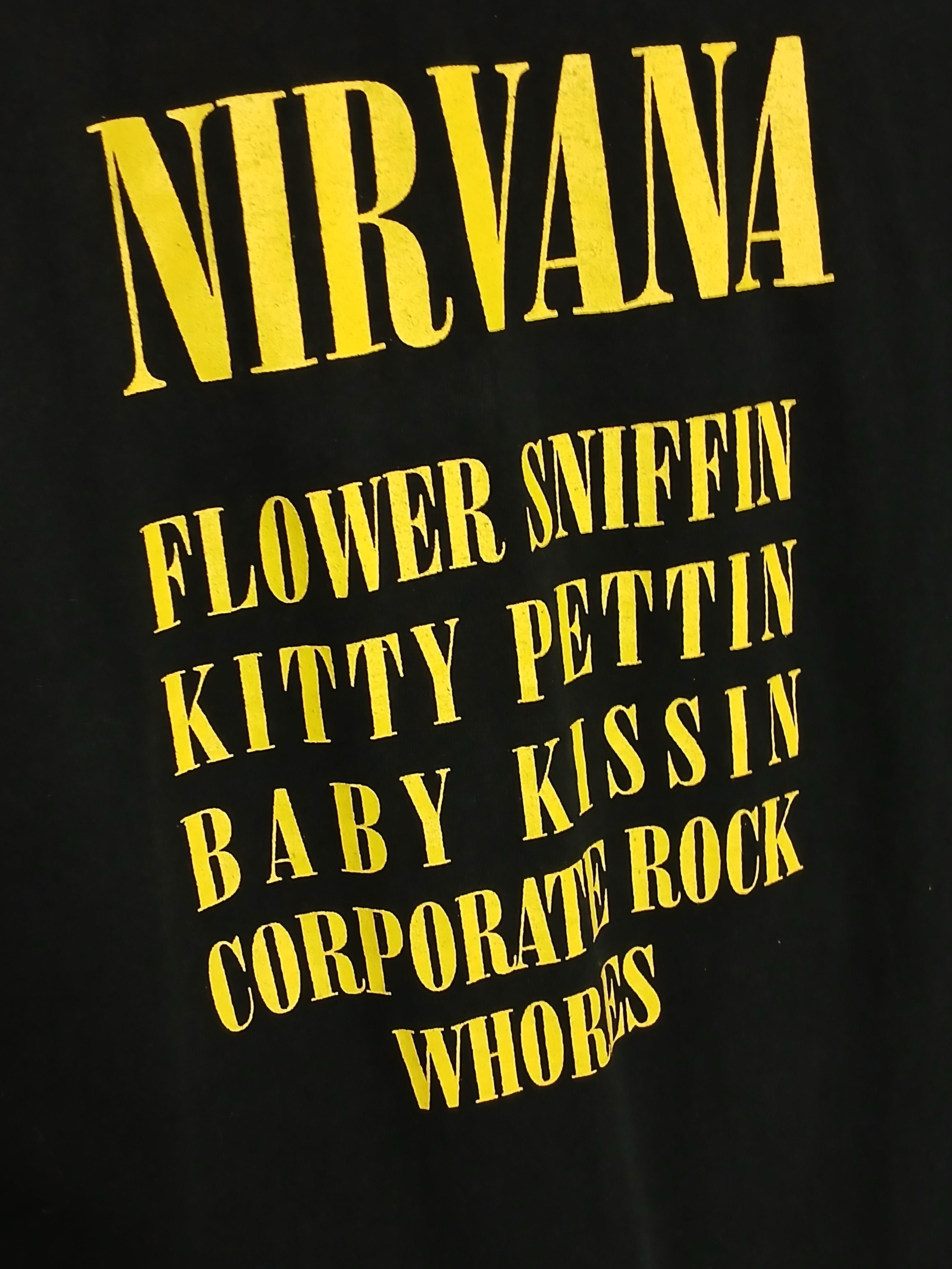 Band Tees × Nirvana Nirvana Kurt Cobain Smile T-Shirt Size US M / EU 48-50 / 2 - 4 Thumbnail
