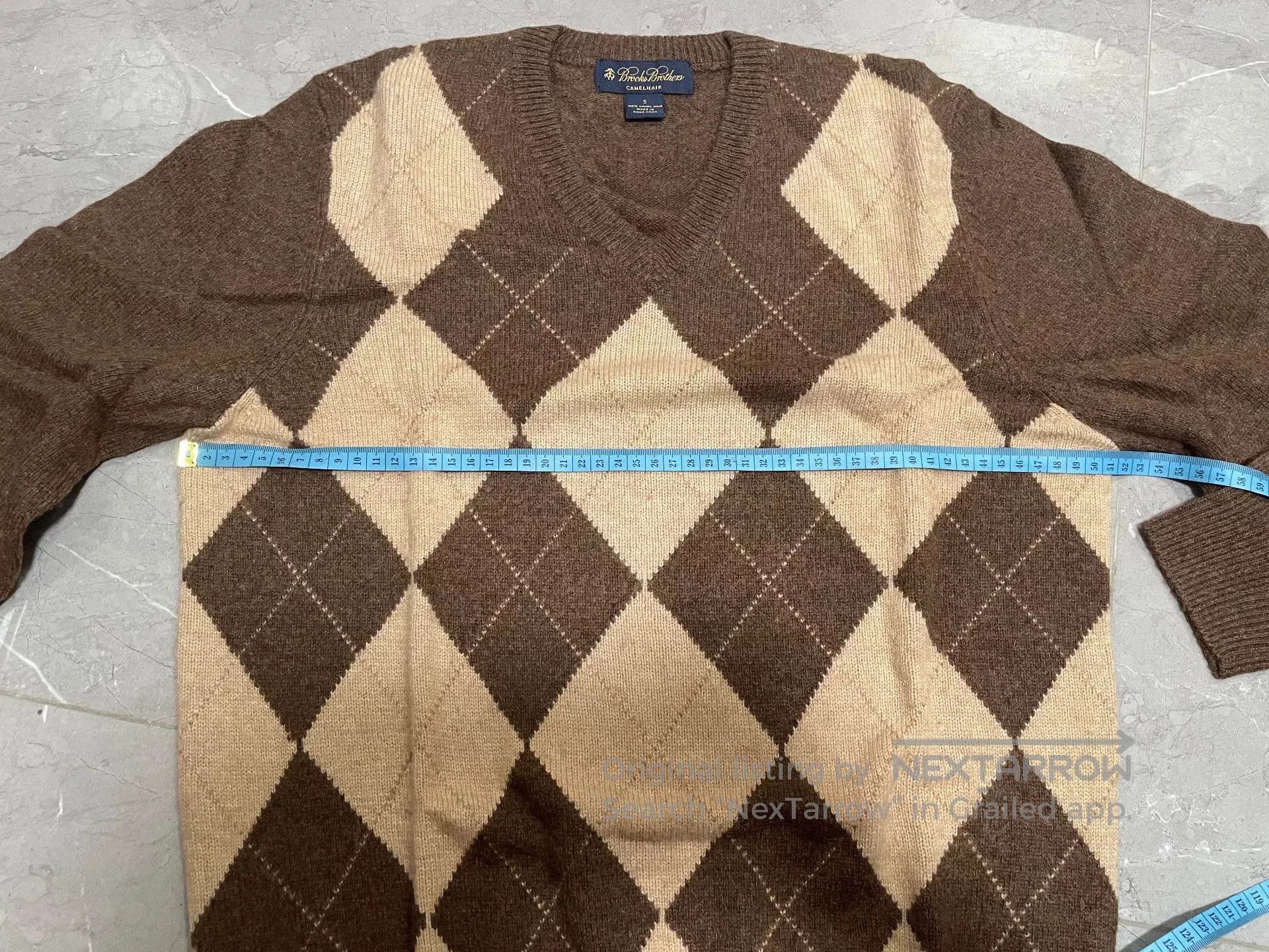 Brooks Brothers Brooks Brothers Men's Camel Hair Sweater S. Size US S / EU 44-46 / 1 - 4 Thumbnail