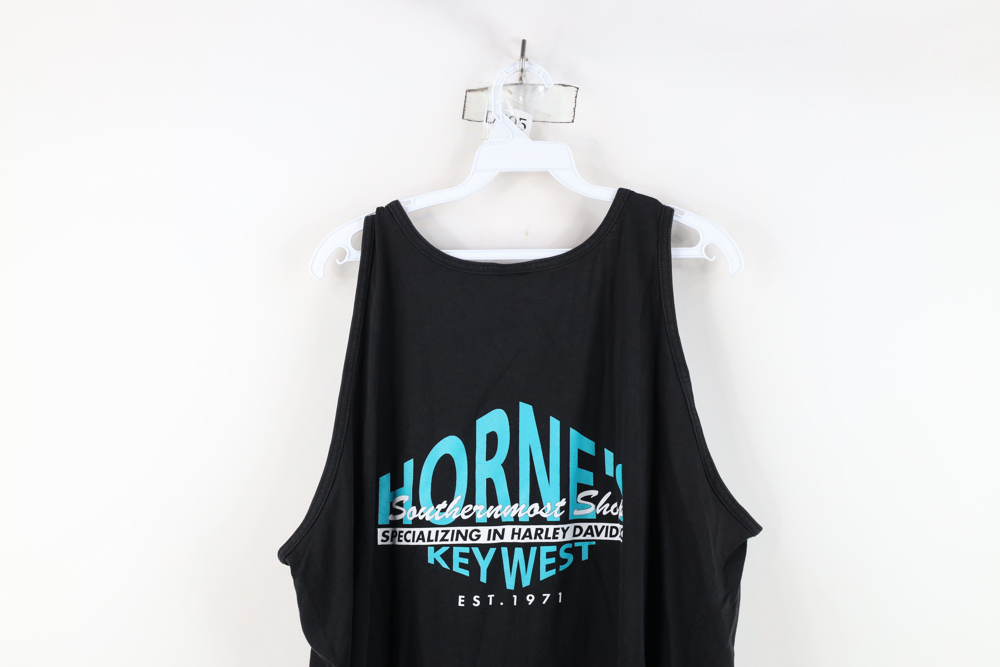 Vintage Vintage 90s Streetwear Motorcycle Shop Tank Top T-Shirt Size US XXL / EU 58 / 5 - 10 Thumbnail