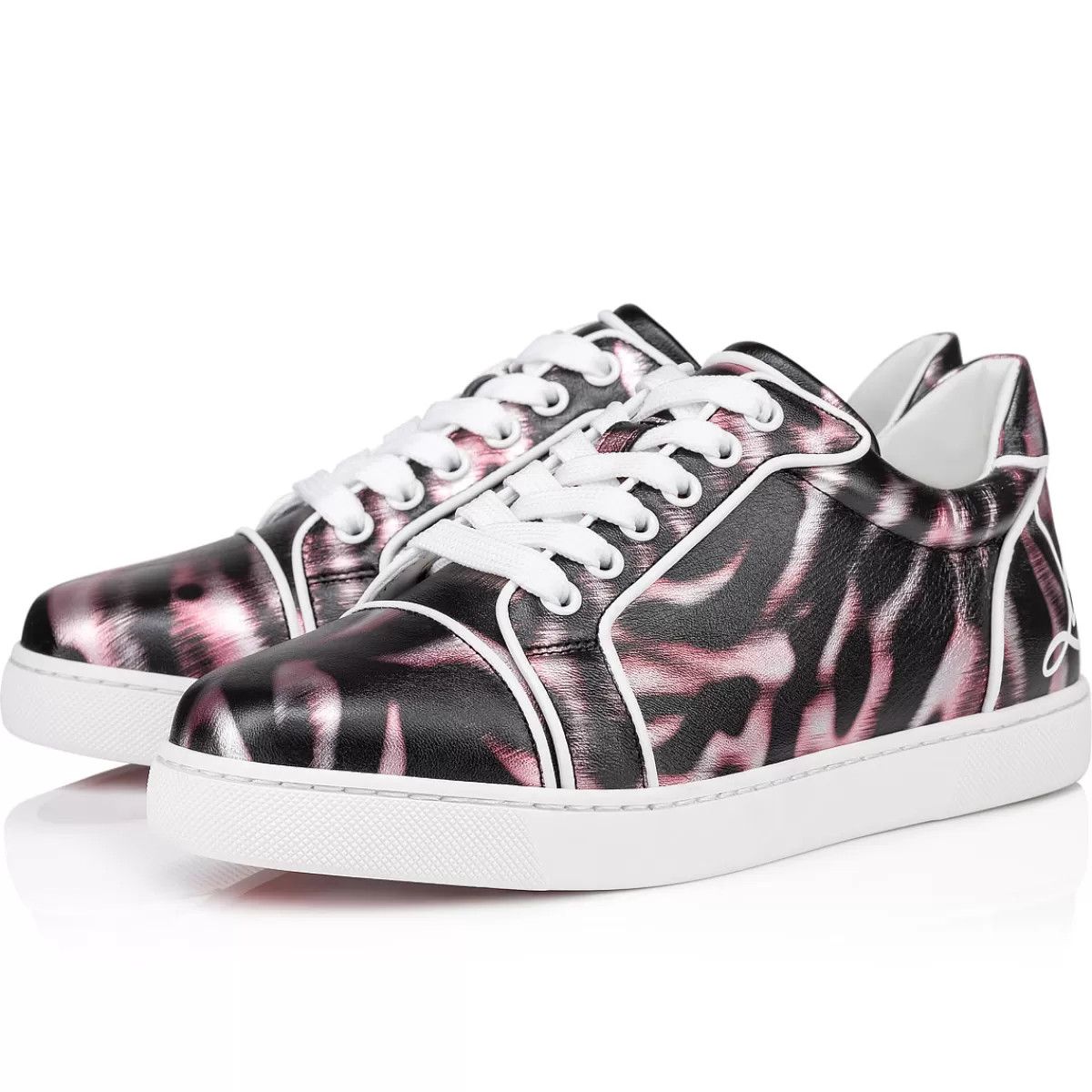 Christian Louboutin o1s1wg111024 Quagga Leather Sneakers in Multicolor Size US 8 / IT 38 - 2 Thumbnail