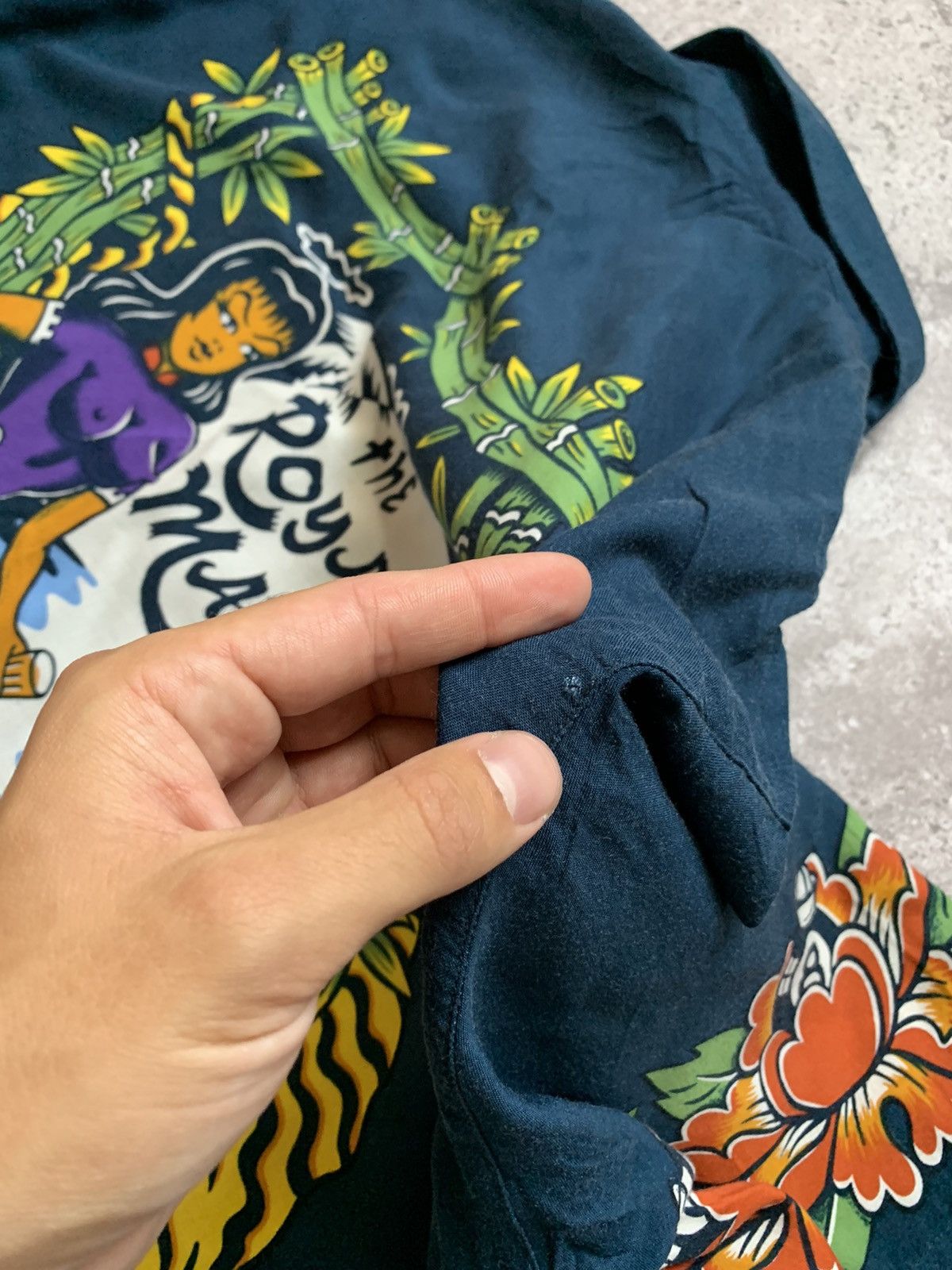 Mambo × Vintage Vintage Rare Mambo Loud Shirt Head Girlskeleton Hawaii Size US M / EU 48-50 / 2 - 6 Thumbnail