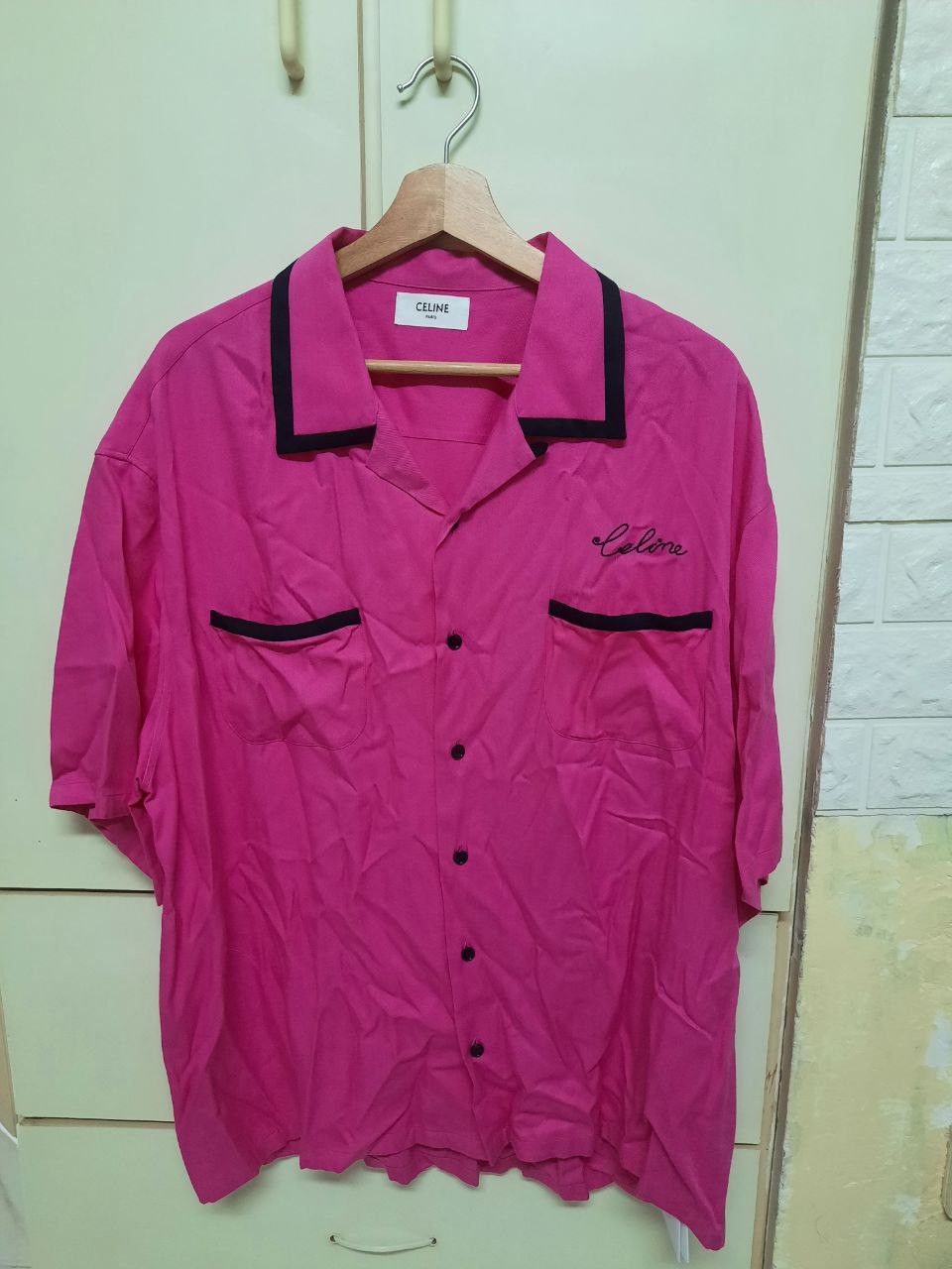 Celine Celine Bowling Shirt Short Sleeve | Grailed