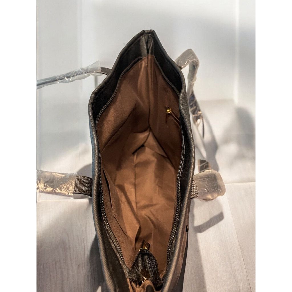 Unknown London Black Purse Bag Handbag Gold Accessories Leather Satchel Size ONE SIZE - 5 Thumbnail