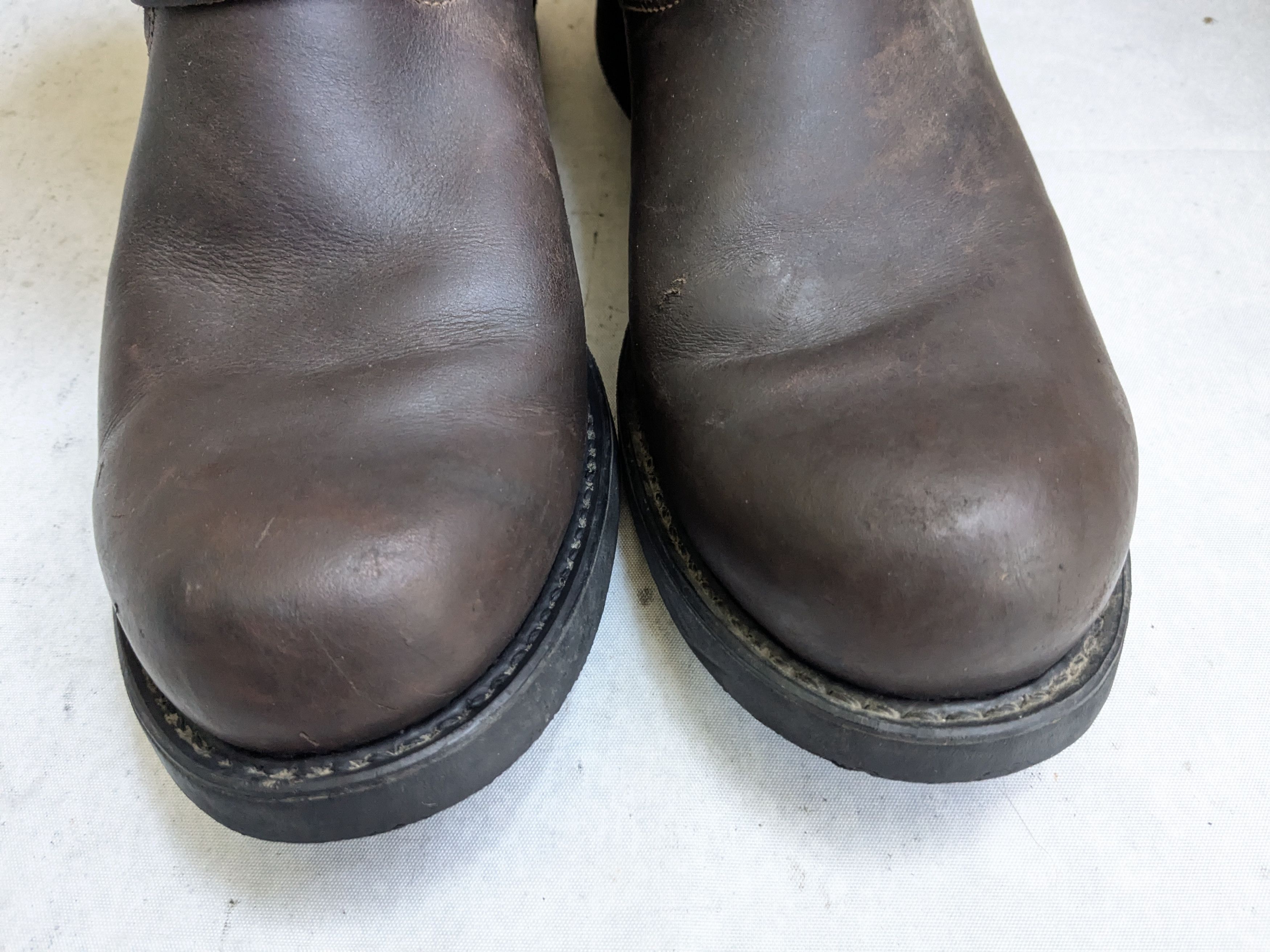 Frye Frye Engineer Boots Brown 12 M Leather Buckle Size US 12 / EU 45 - 3 Thumbnail
