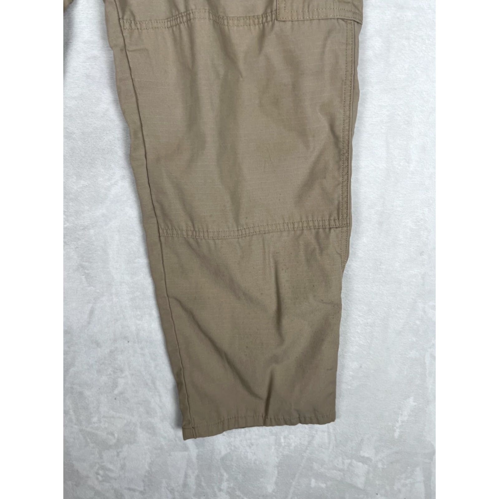 Vintage 5.11 Tactical Cargo Pants 44x32 Beige Tan Ripstop Cotton Straight Regular Mens Pants Size US 44 / EU 60 - 5 Thumbnail