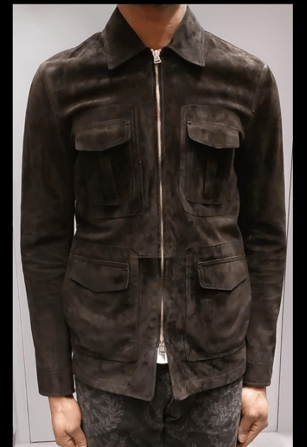 image of Tom Ford O1Loc1C0324 Tfl547Sz Jacket In Brown, Men's (Size Medium)